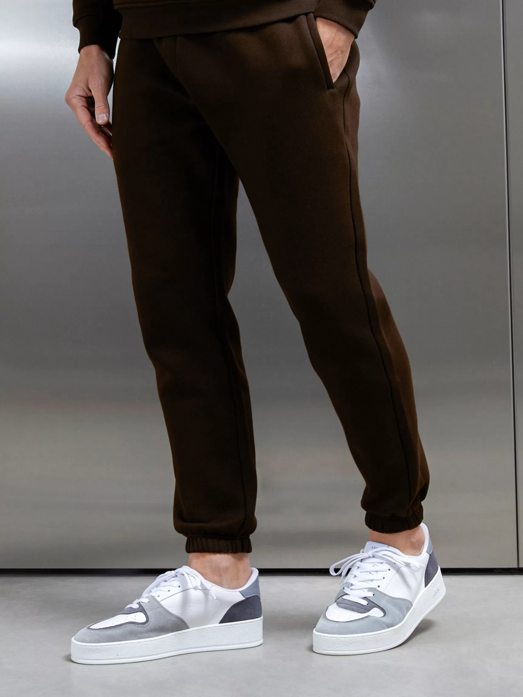 Cheap ARNE Relaxed Fit Jogger - Brown