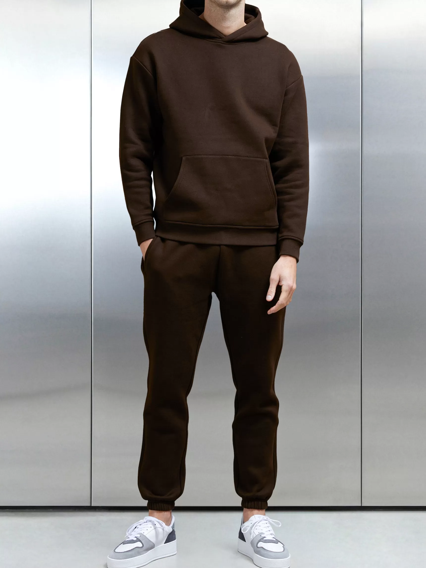 Cheap ARNE Relaxed Fit Jogger - Brown