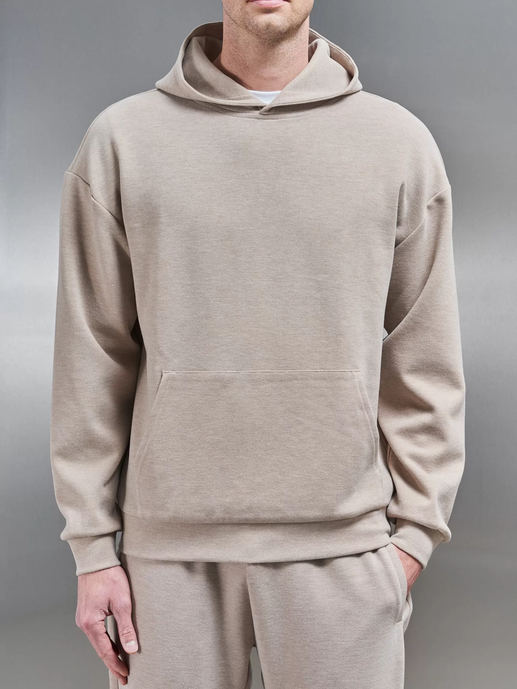 Flash Sale ARNE Relaxed Fit Knitted Hoodie - Stone