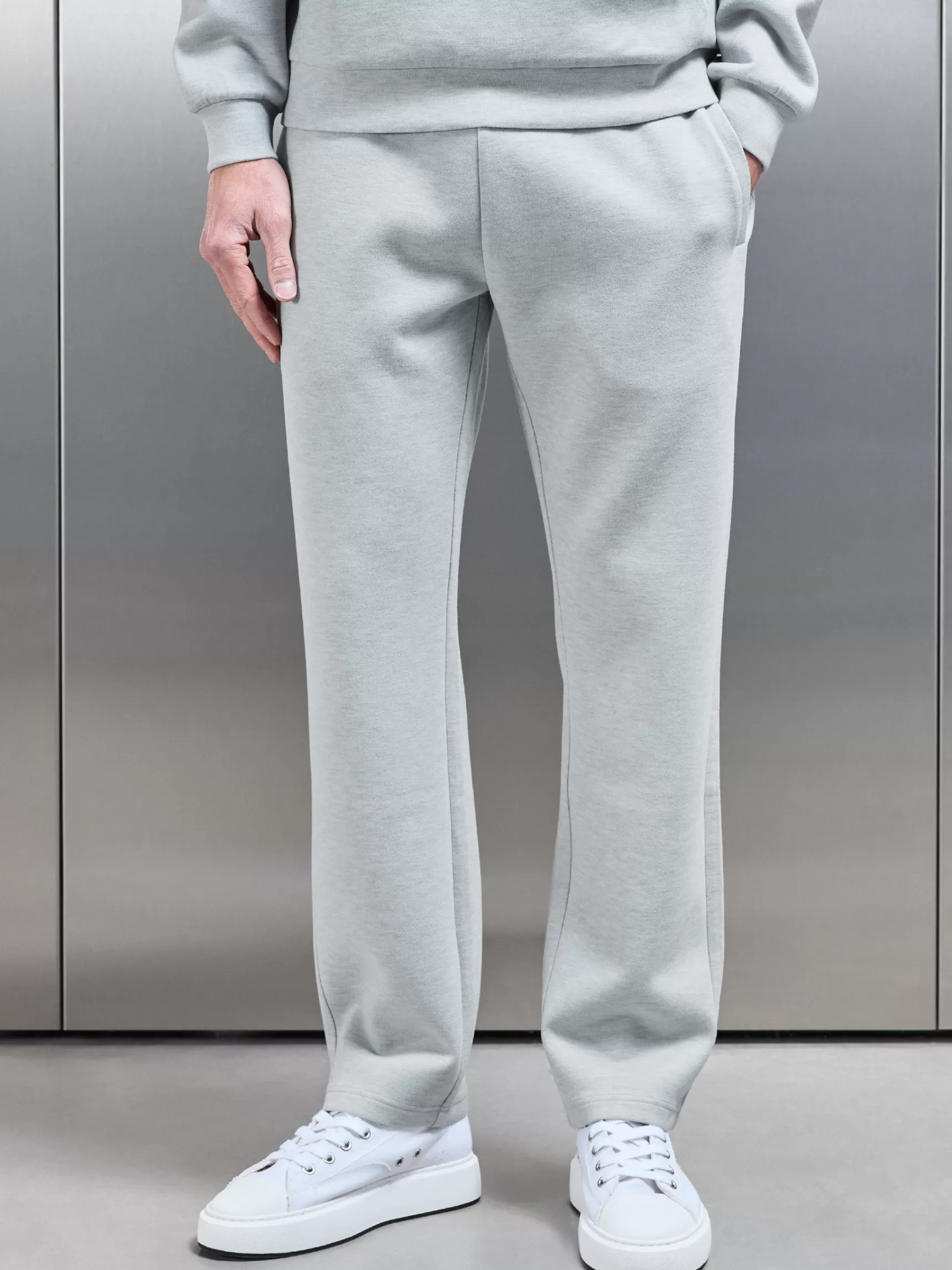 Best Sale ARNE Relaxed Fit Knitted Jogger - Marl Grey MarlGrey