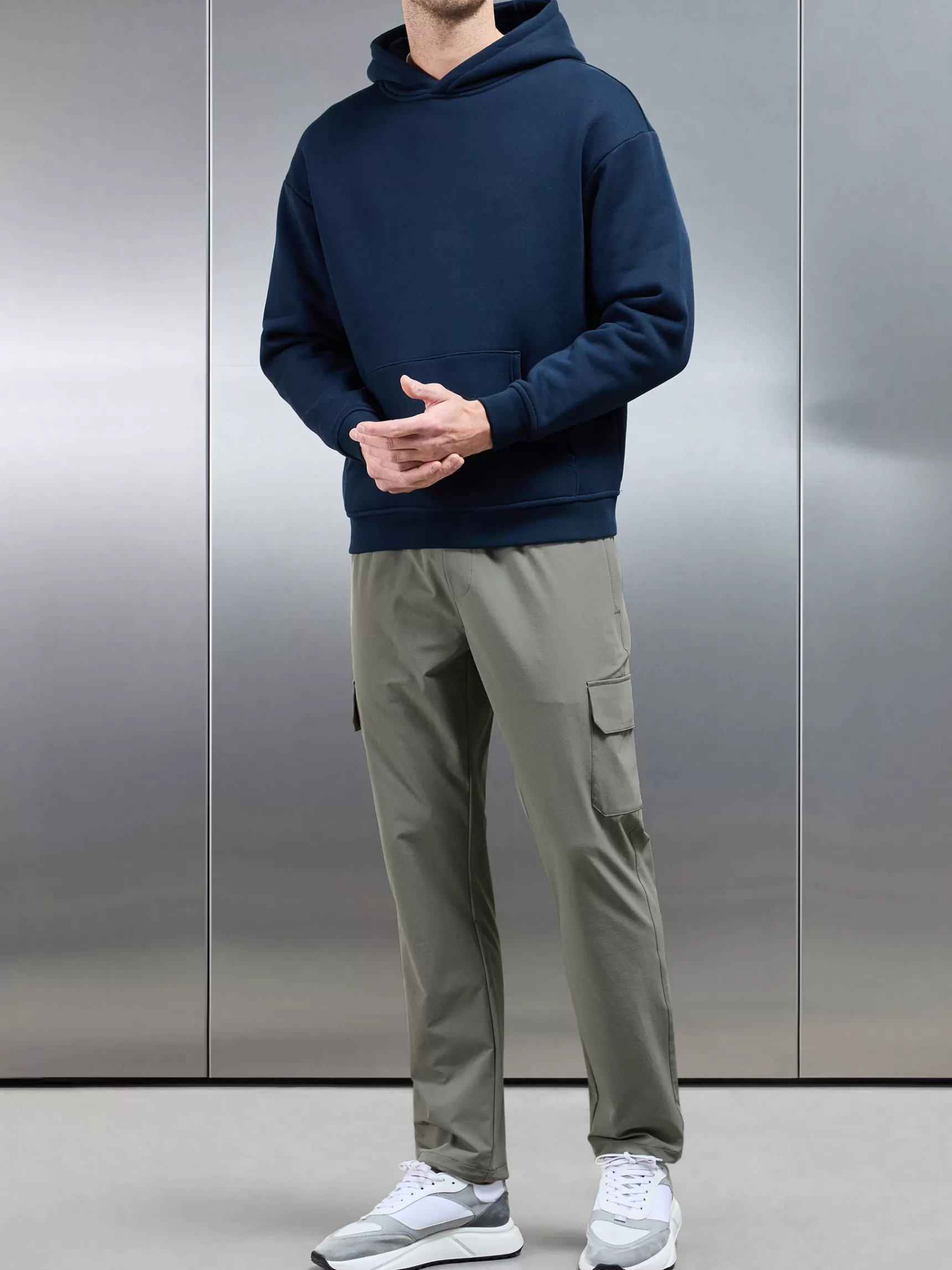 Best Sale ARNE Relaxed Fit Nylon Cargo Pant - Olive