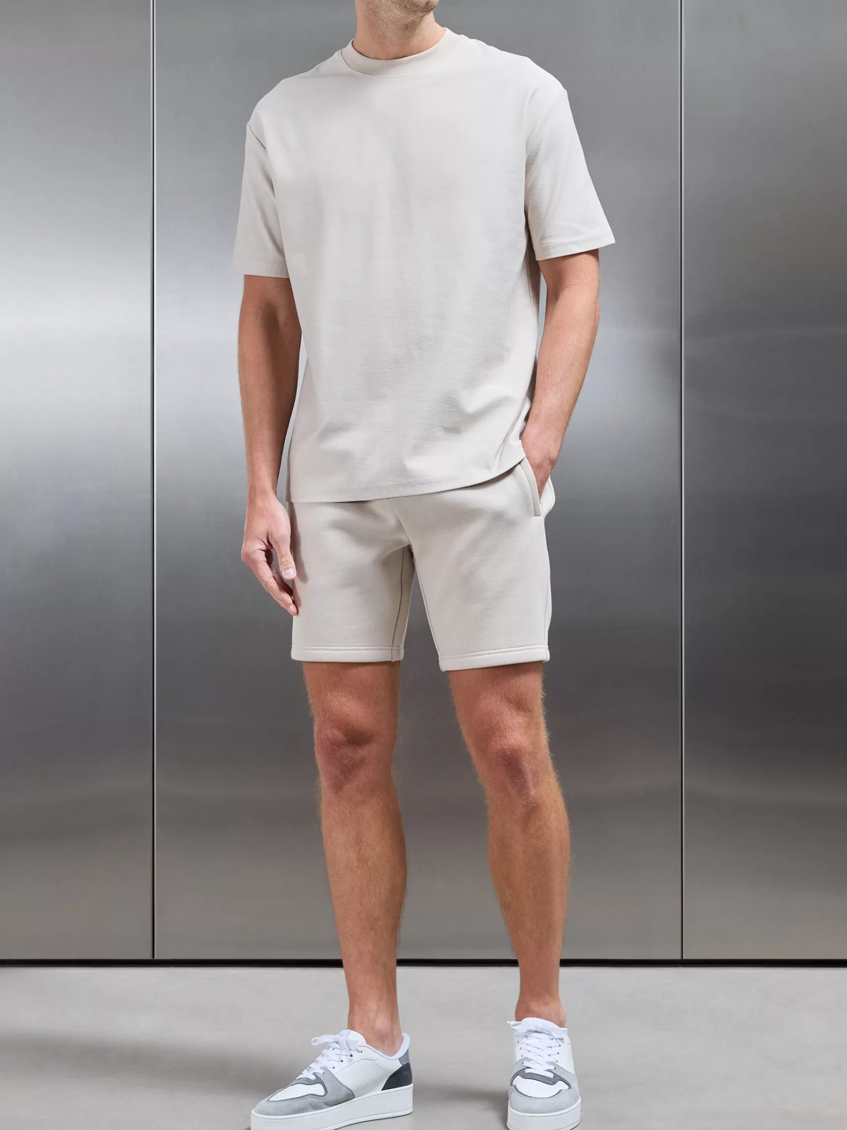 Hot ARNE Relaxed Fit Short - Beige
