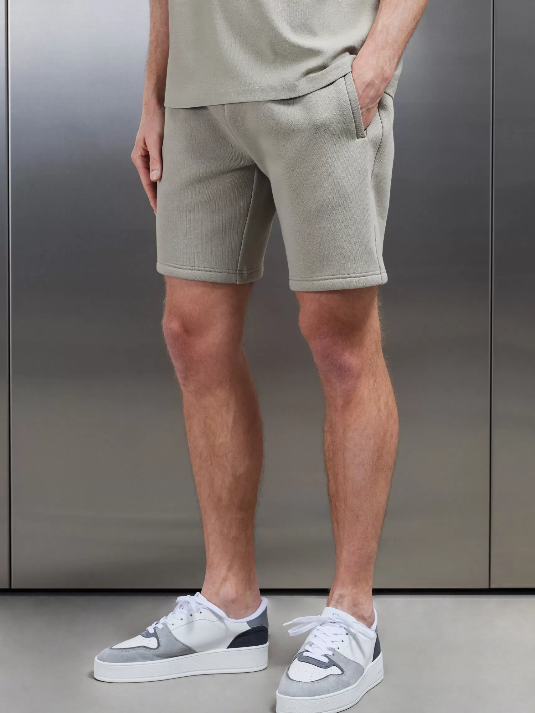 Fashion ARNE Relaxed Fit Short - Stone