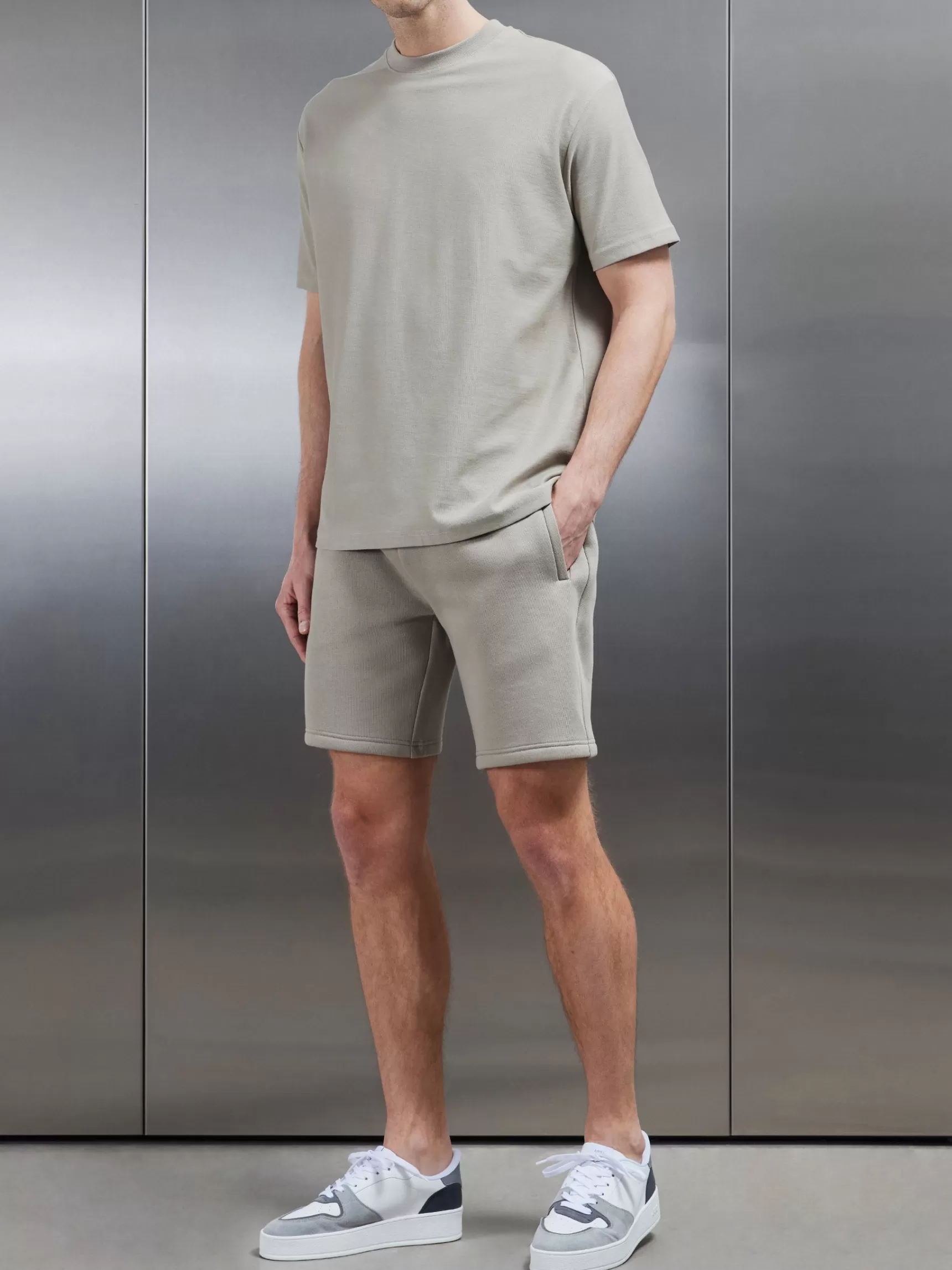 Fashion ARNE Relaxed Fit Short - Stone