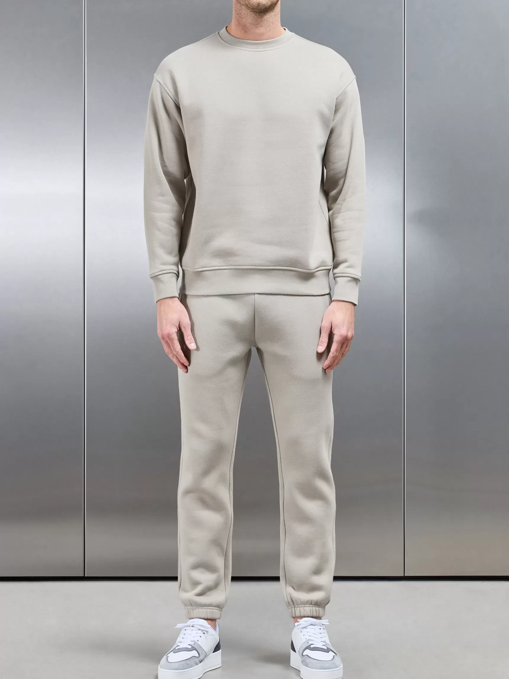 Clearance ARNE Relaxed Fit Sweatshirt - Stone