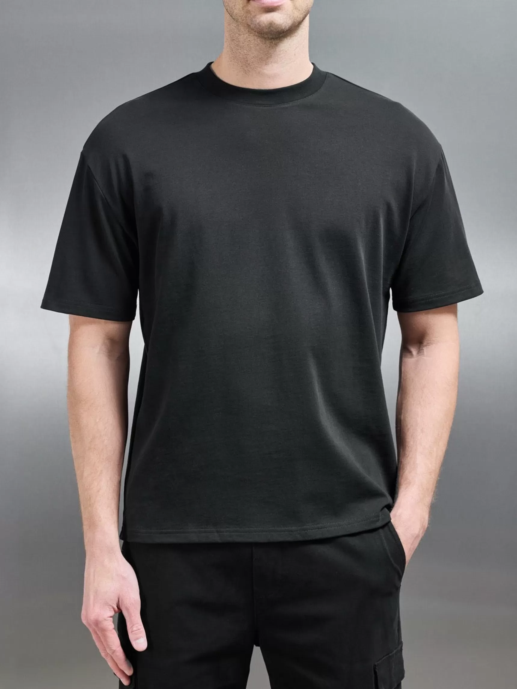 Clearance ARNE Relaxed Fit T-Shirt - Black