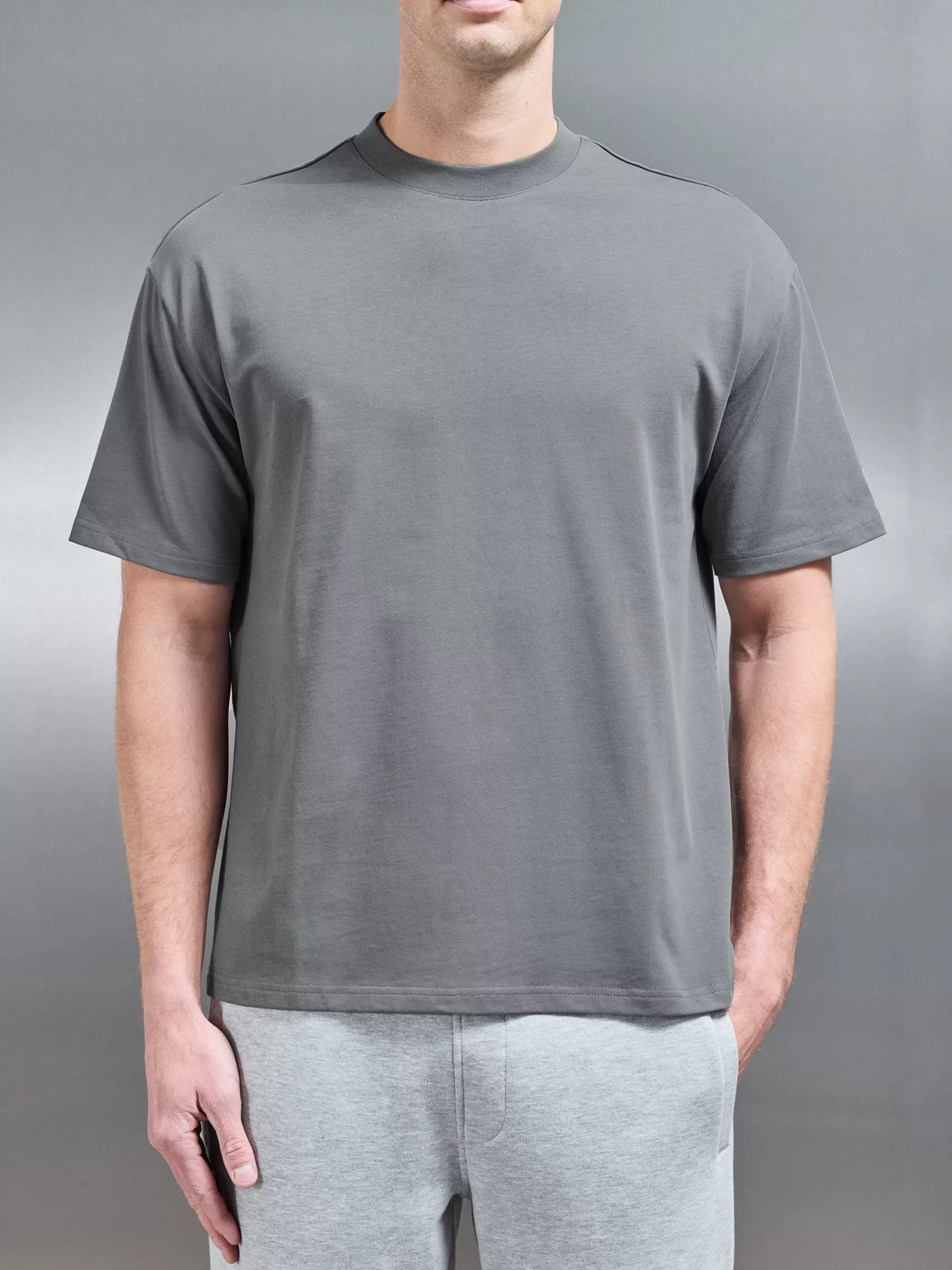 New ARNE Relaxed Fit T-Shirt - Charcoal