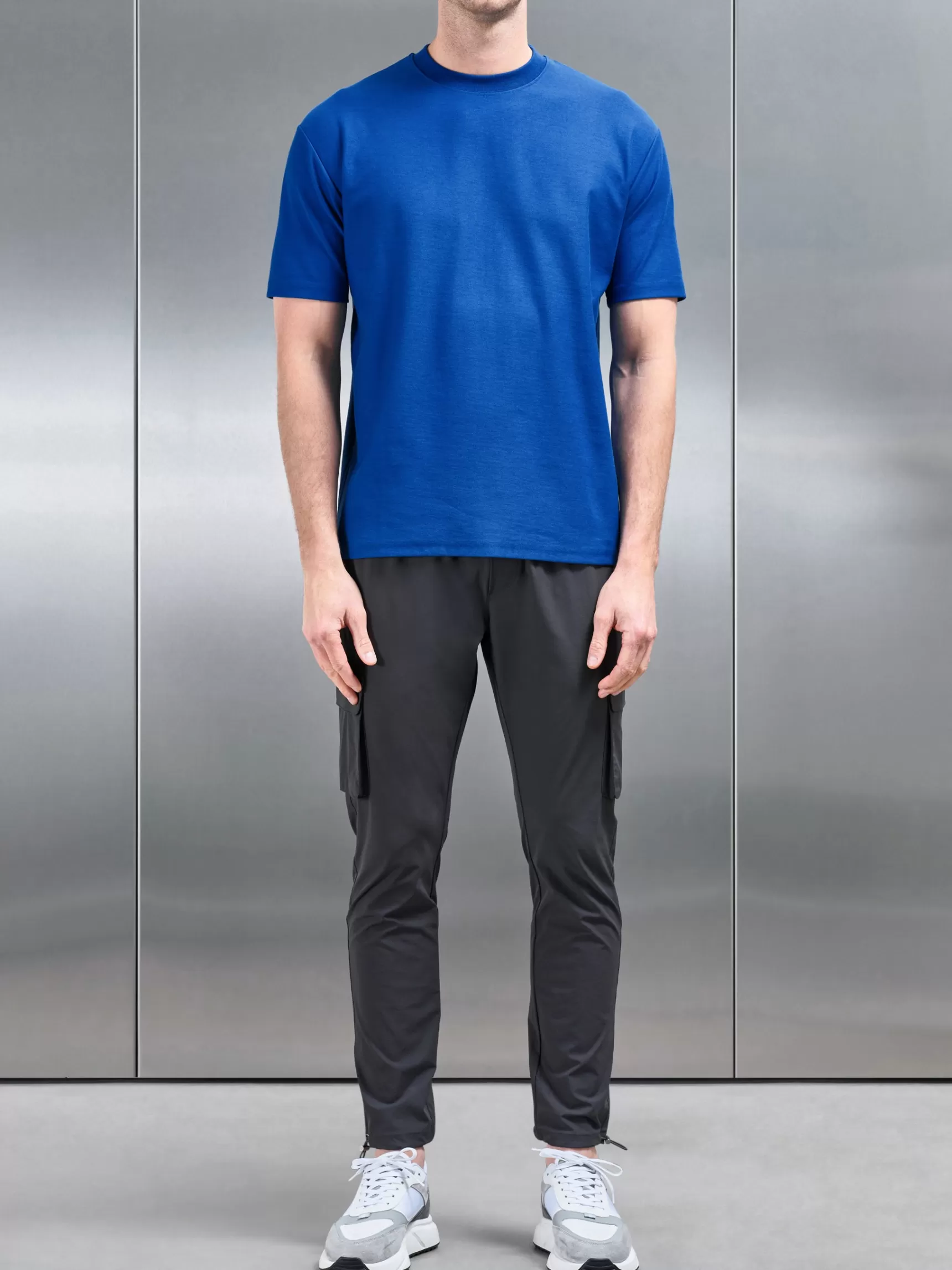 Best Sale ARNE Relaxed Fit T-Shirt - Cobalt Blue CobaltBlue
