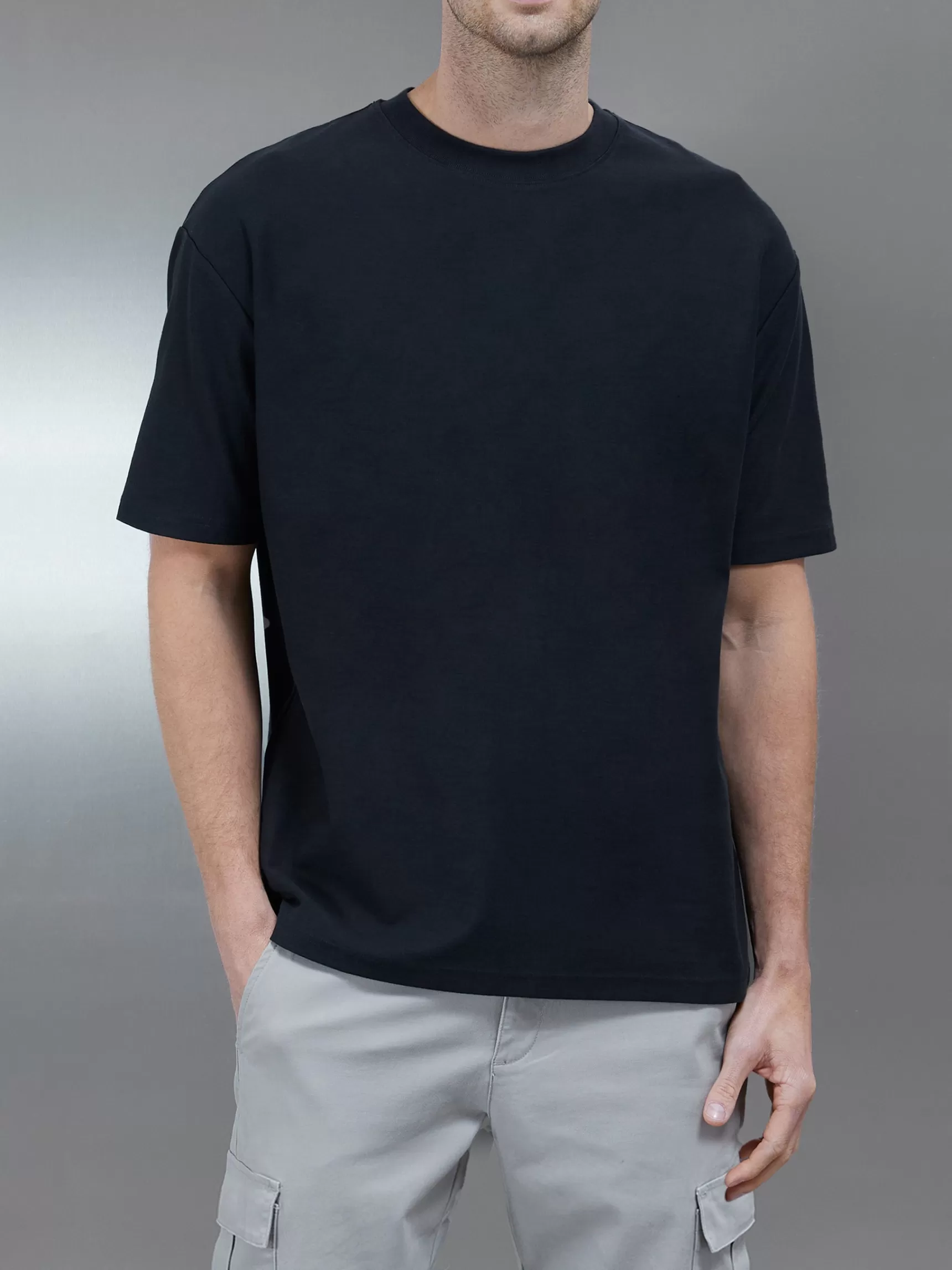 Discount ARNE Relaxed Fit T-Shirt - Midnight Navy MidnightNavy