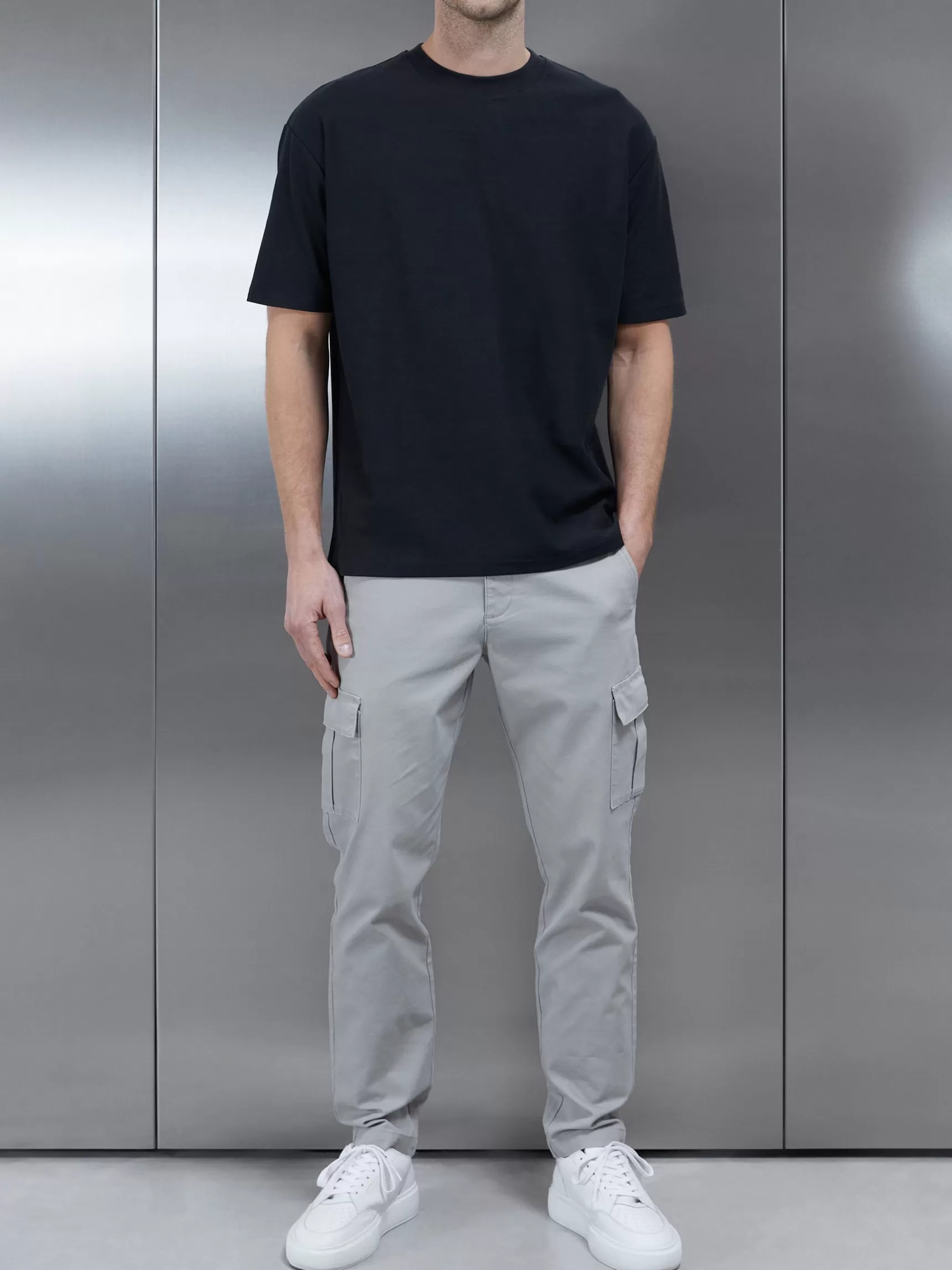 Discount ARNE Relaxed Fit T-Shirt - Midnight Navy MidnightNavy