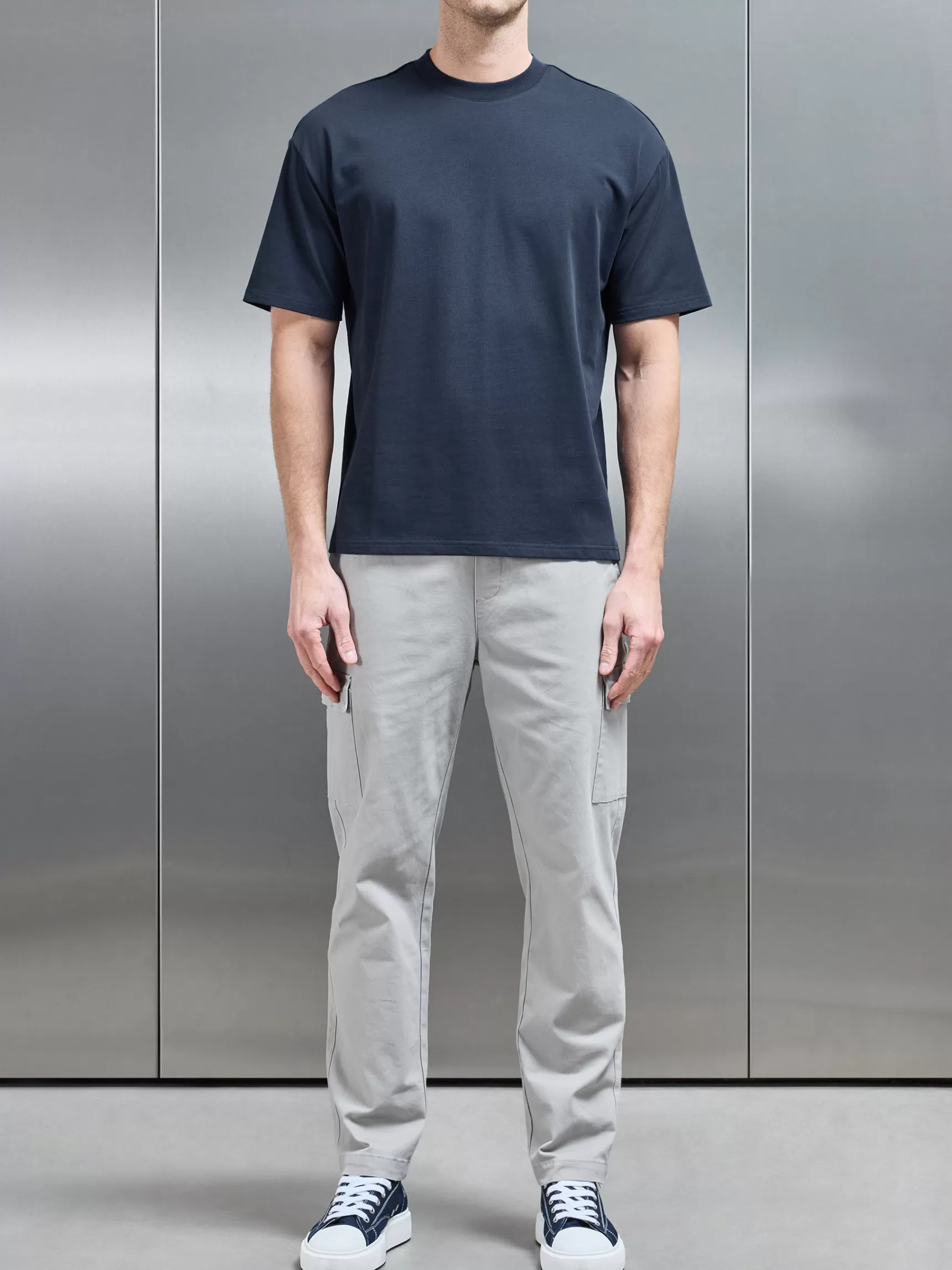 Best ARNE Relaxed Fit T-Shirt - Navy