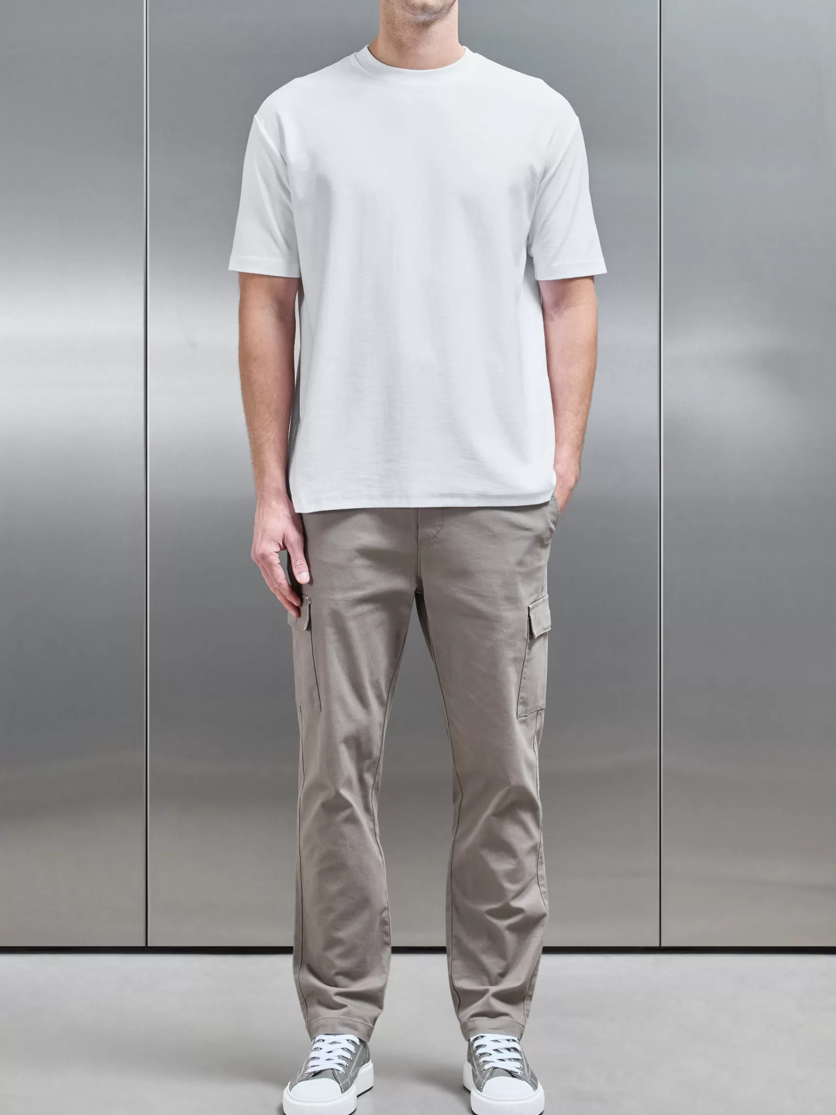 Cheap ARNE Relaxed Fit T-Shirt - White