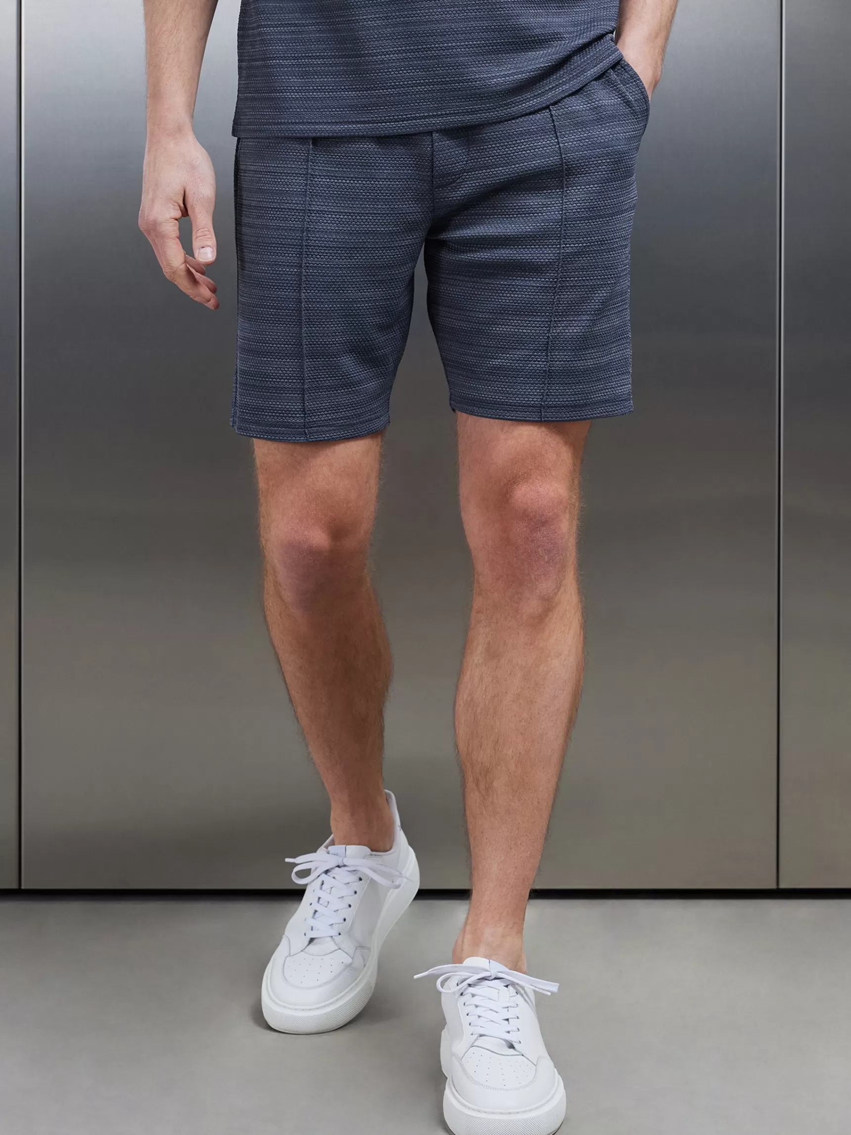 Store ARNE Sacra Short - Navy
