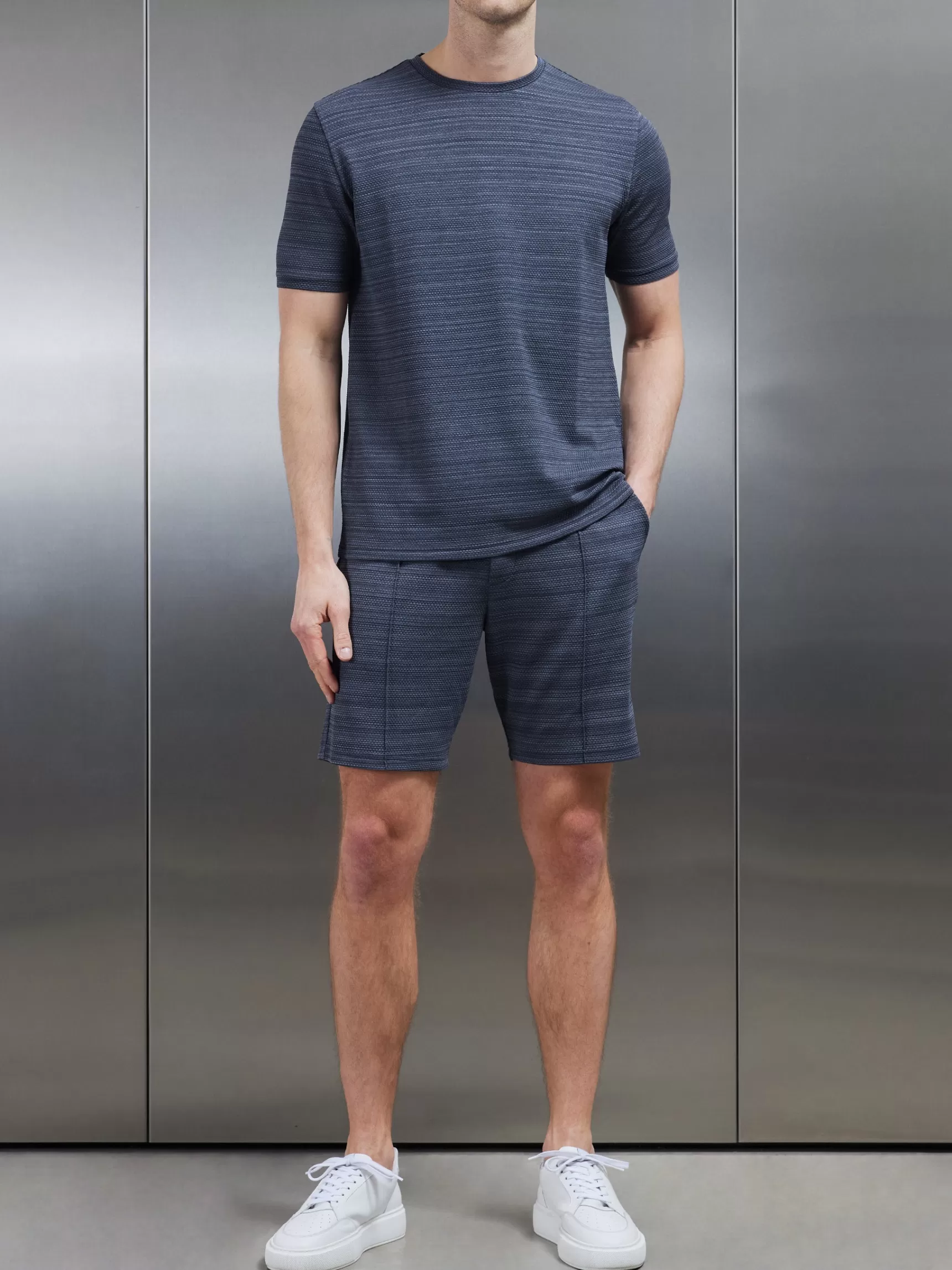 Store ARNE Sacra Short - Navy