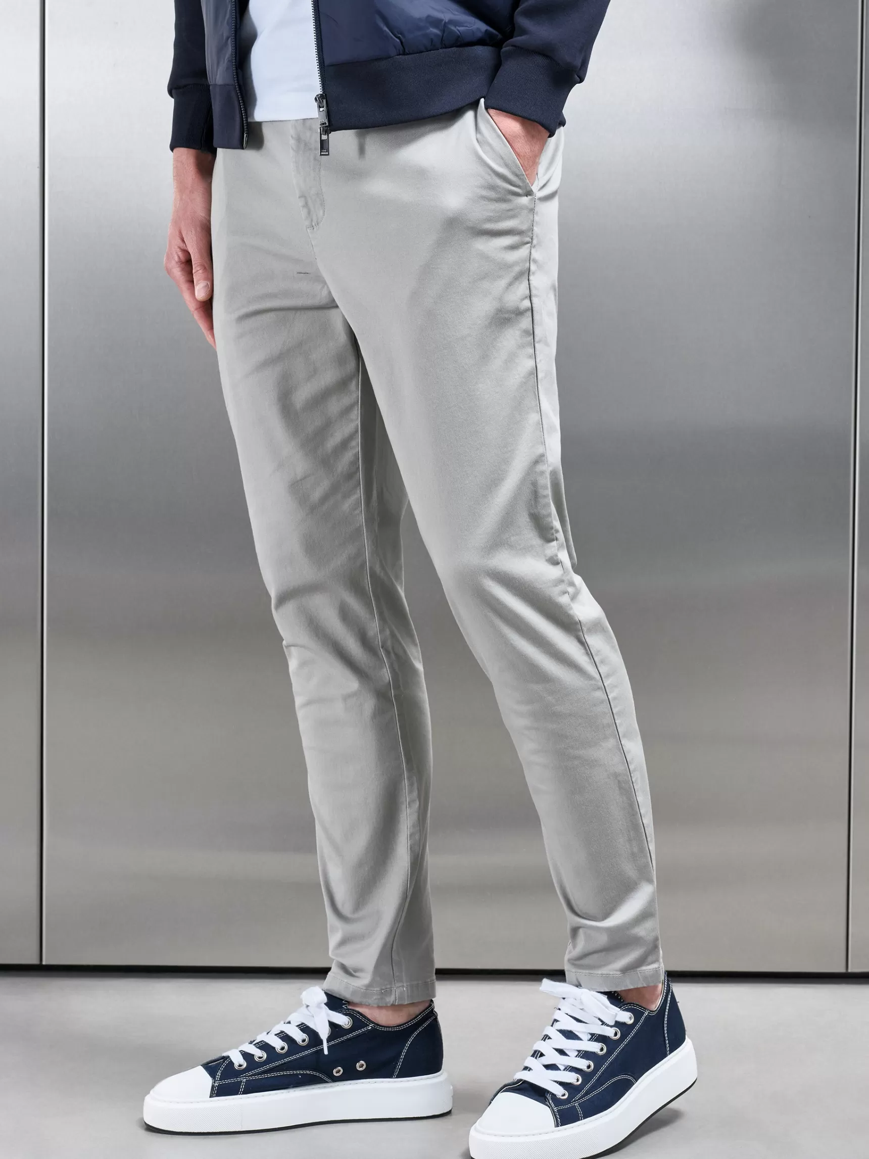 Flash Sale ARNE Slim Fit Chino Trouser - Stone