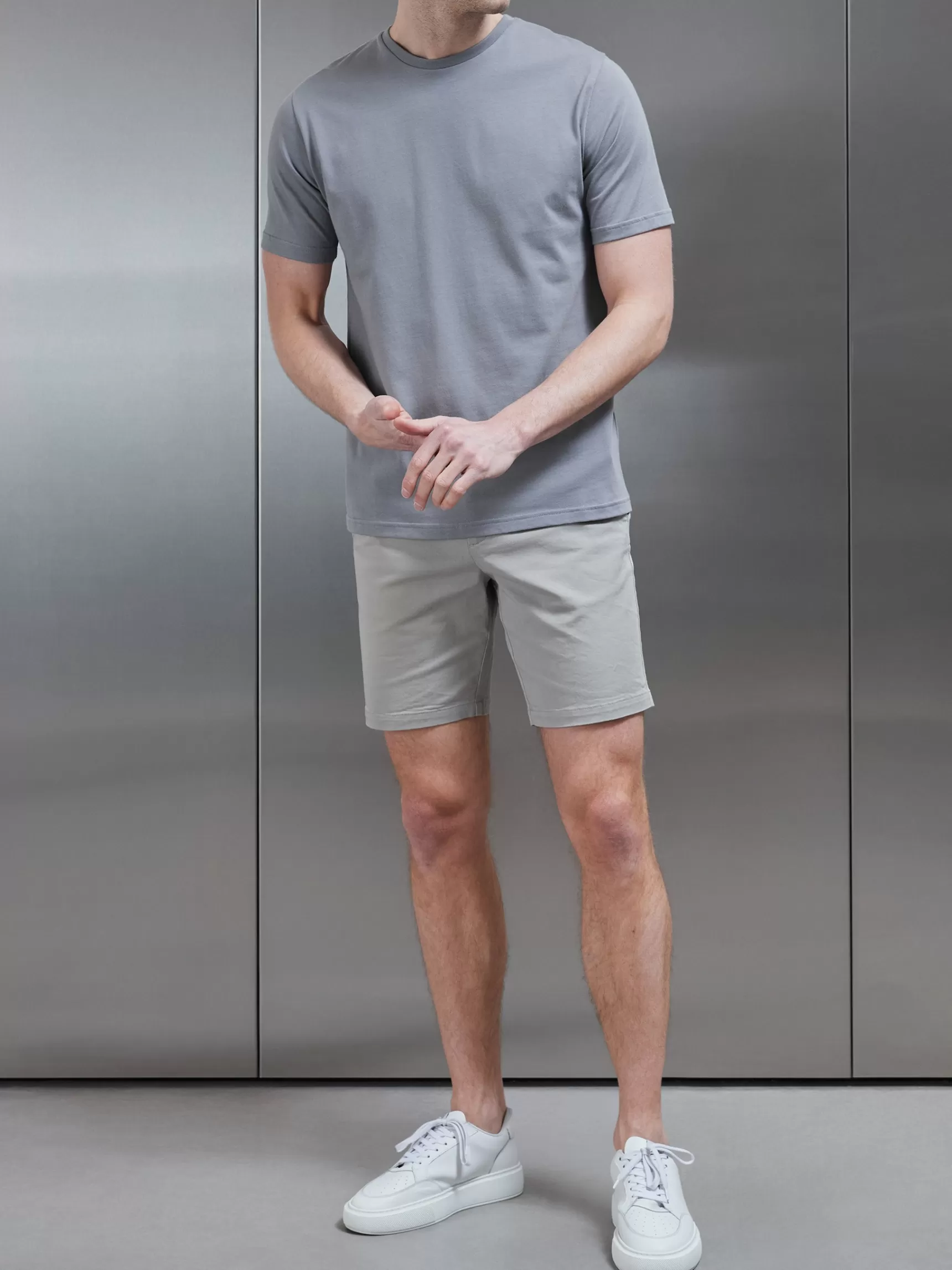 Best ARNE Slim Fit Cotton T-Shirt - Grey