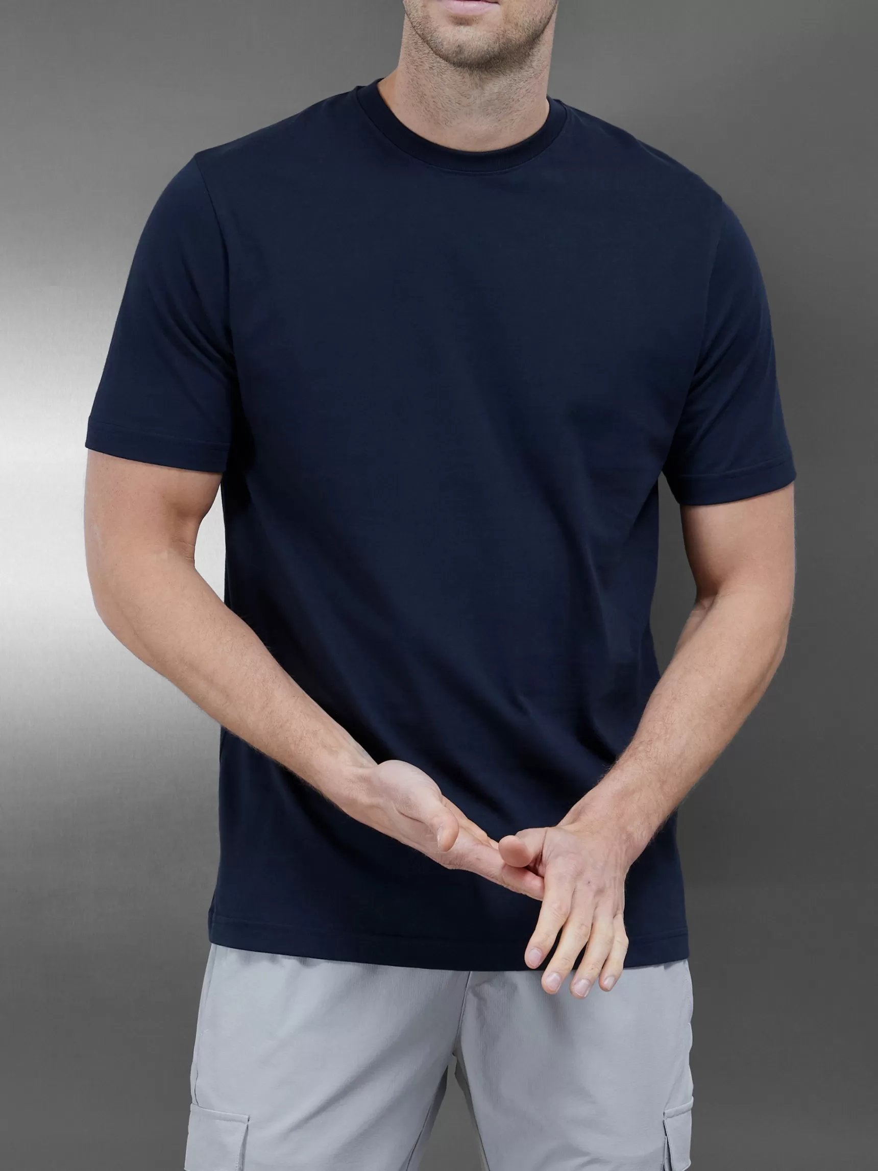 Best Sale ARNE Slim Fit Cotton T-shirt - Navy