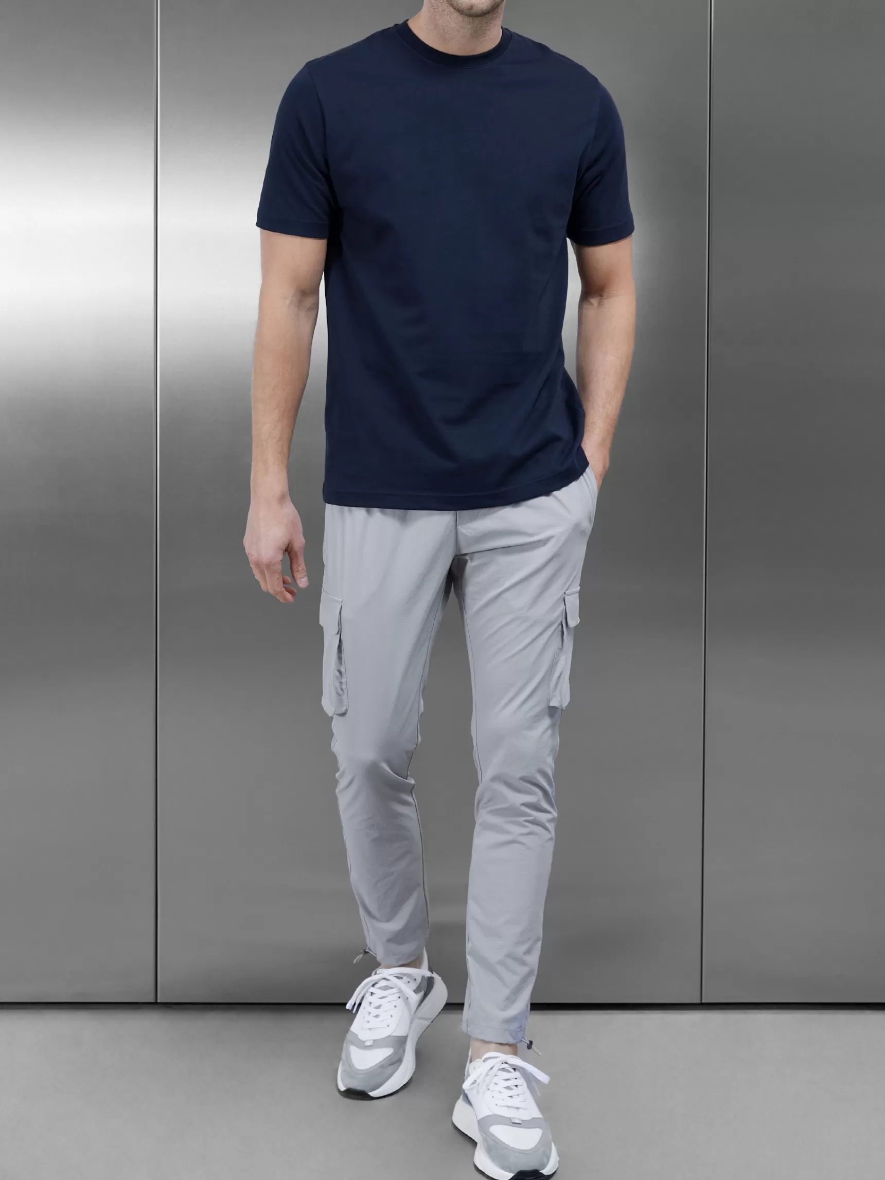 Best Sale ARNE Slim Fit Cotton T-shirt - Navy