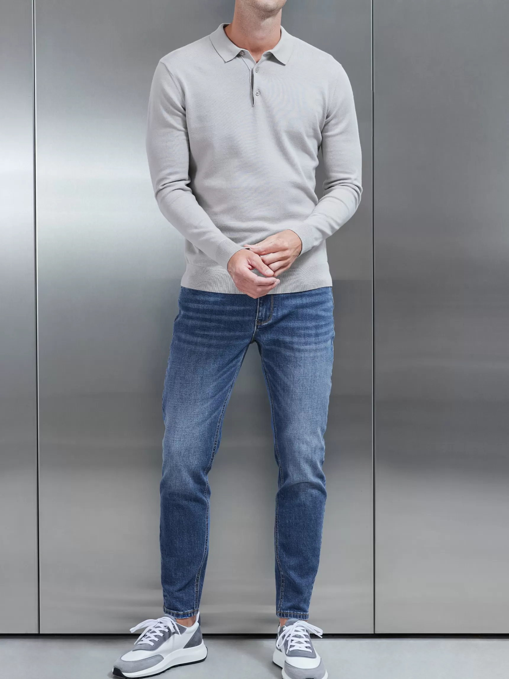 Best ARNE Slim Fit Denim Jeans - Mid Blue MidBlue