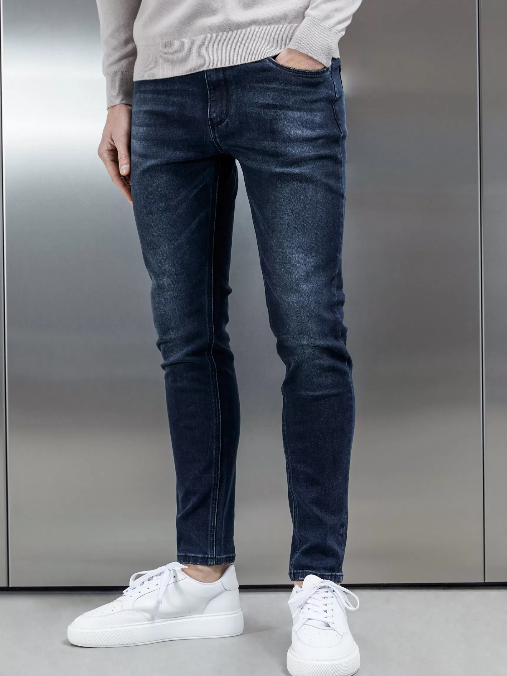 Online ARNE Slim Fit Denim Jeans - Midnight Blue MidnightBlue