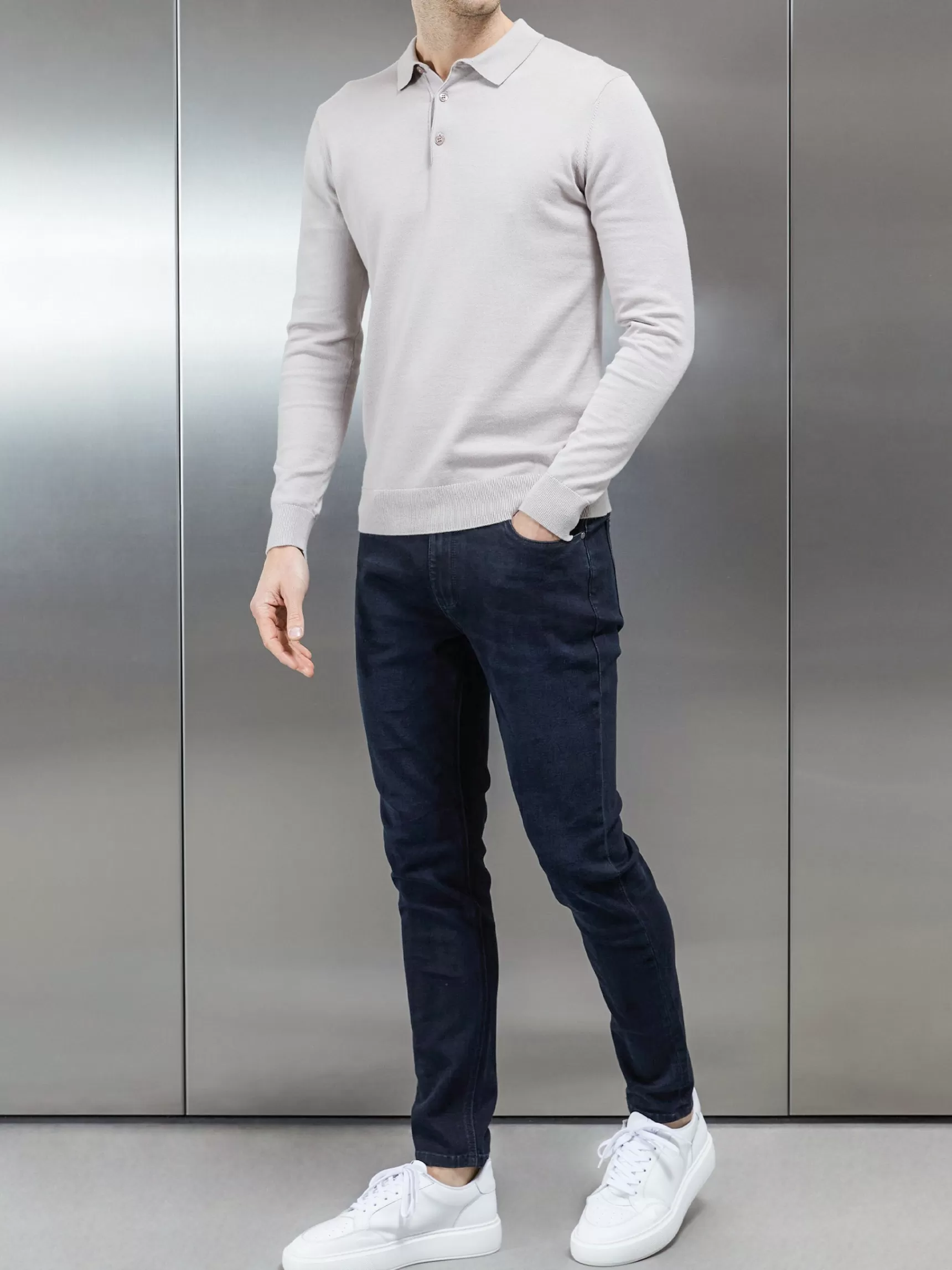 Best ARNE Slim Fit Denim Jeans - Navy