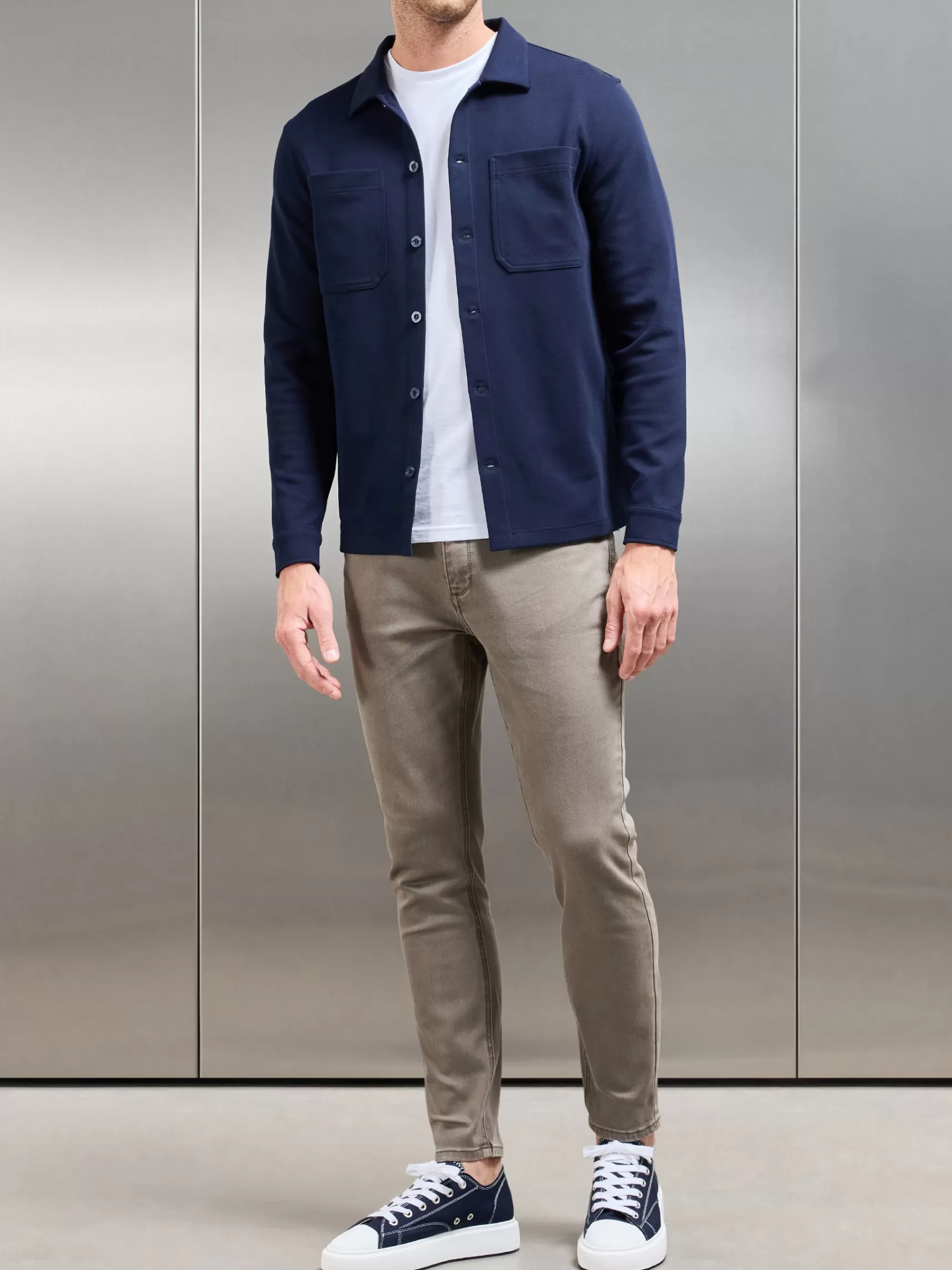 Hot ARNE Slim Fit Denim Jeans - Olive