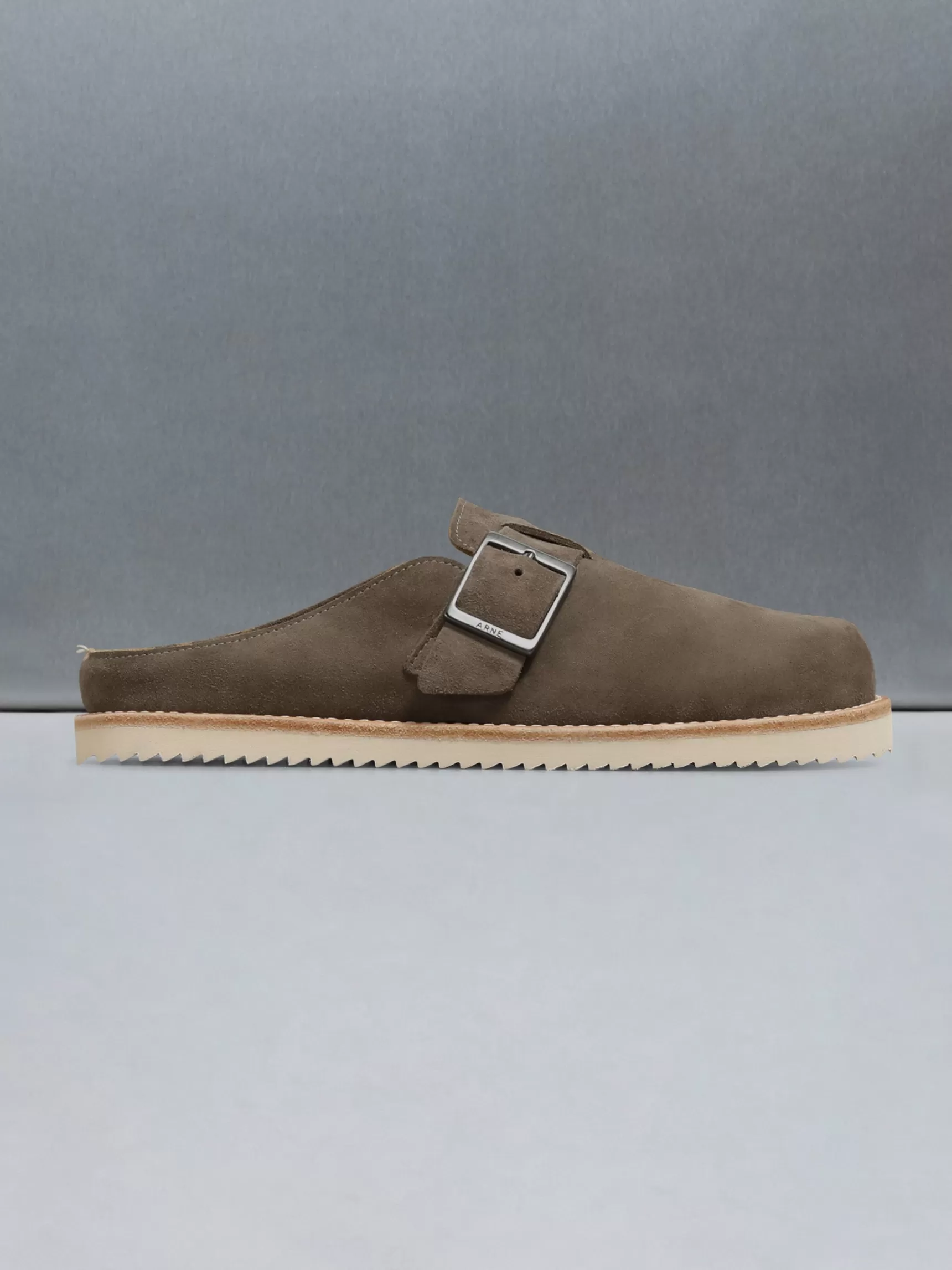 Hot ARNE Suede Mule - Taupe
