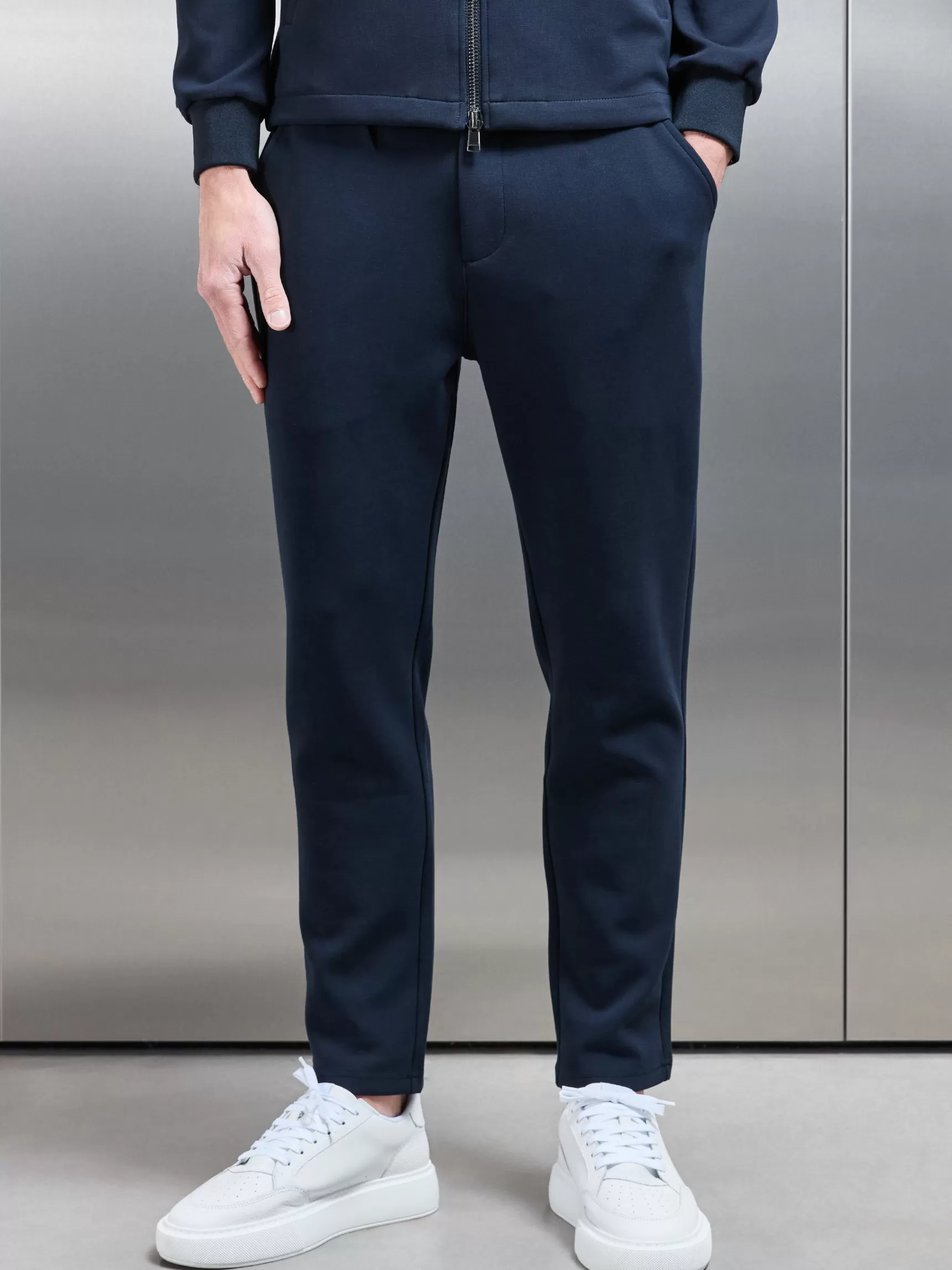 Online ARNE Tailored Interlock Chino Trouser - Navy