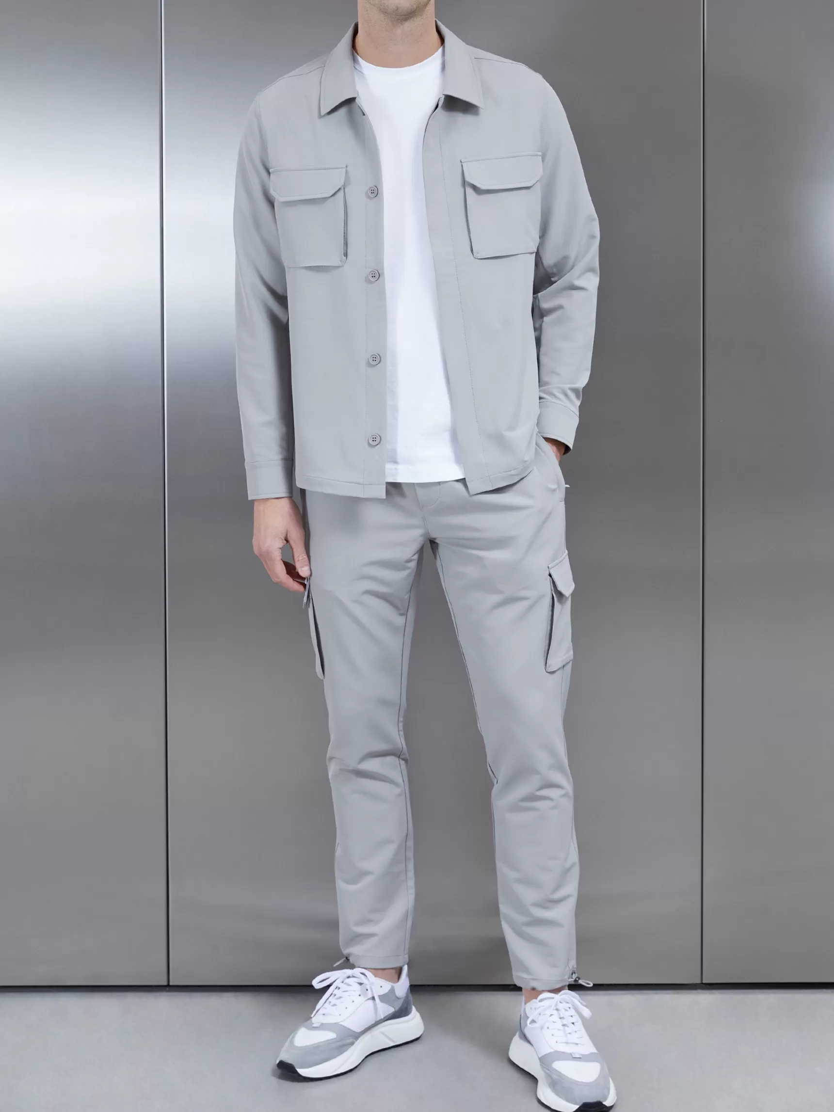 Best ARNE Technical Cargo Pant - Stone