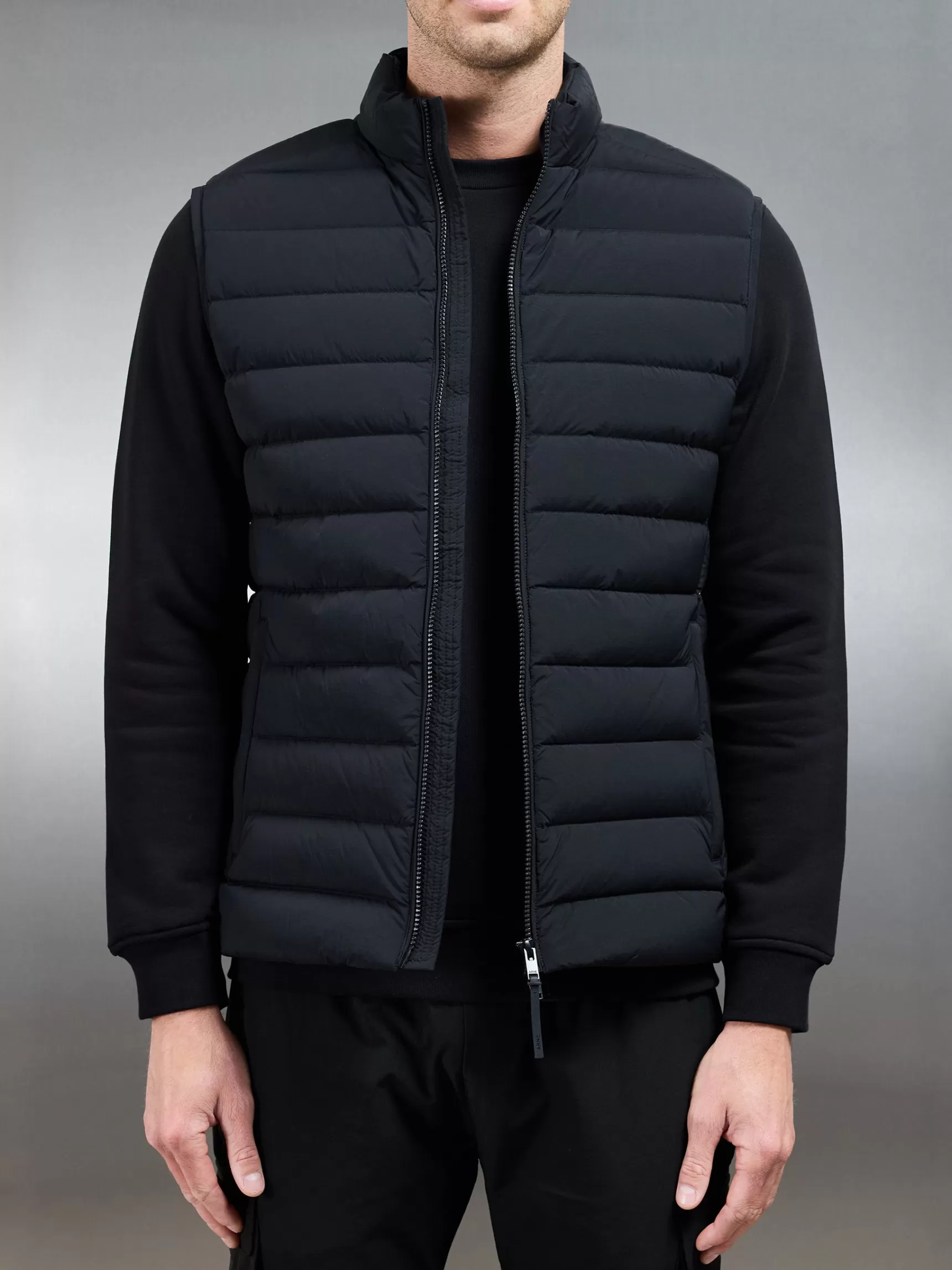 Cheap ARNE Technical Down Gilet - Black