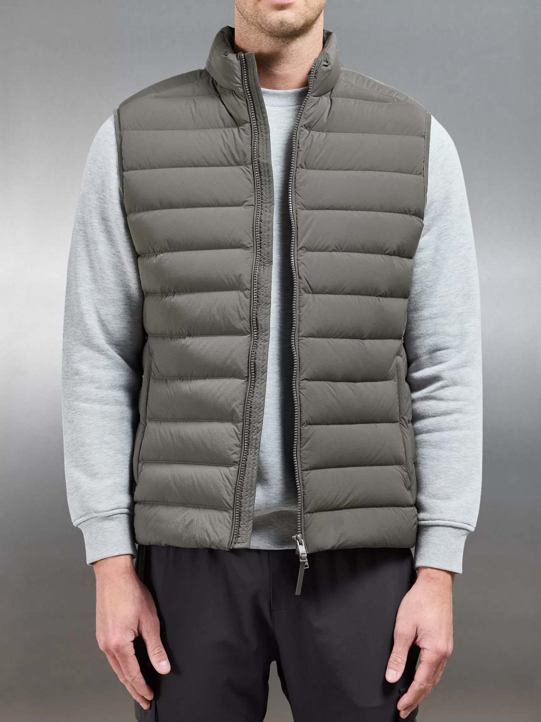Fashion ARNE Technical Down Gilet - Olive