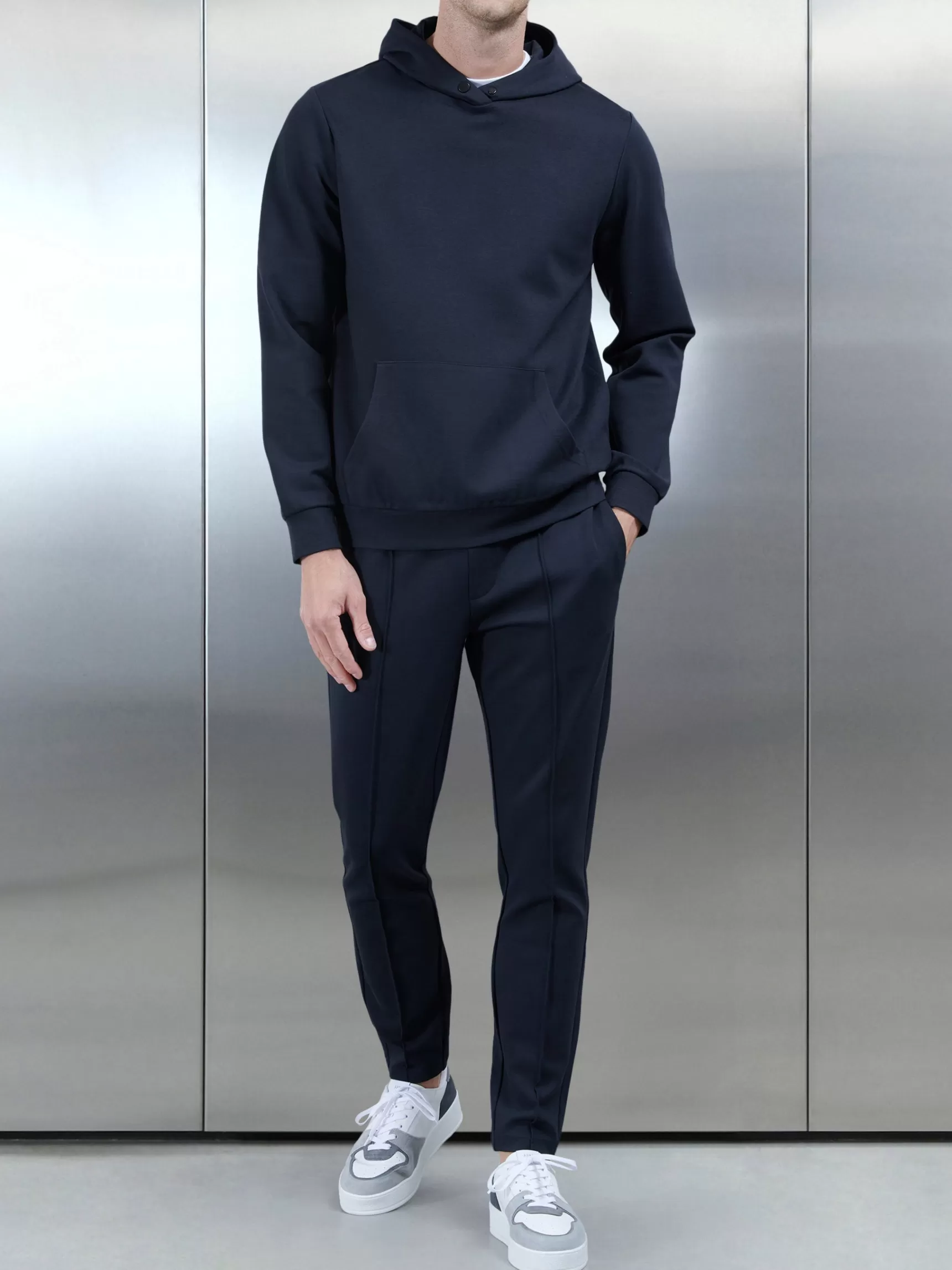 Cheap ARNE Technical Jersey Jogger - Navy