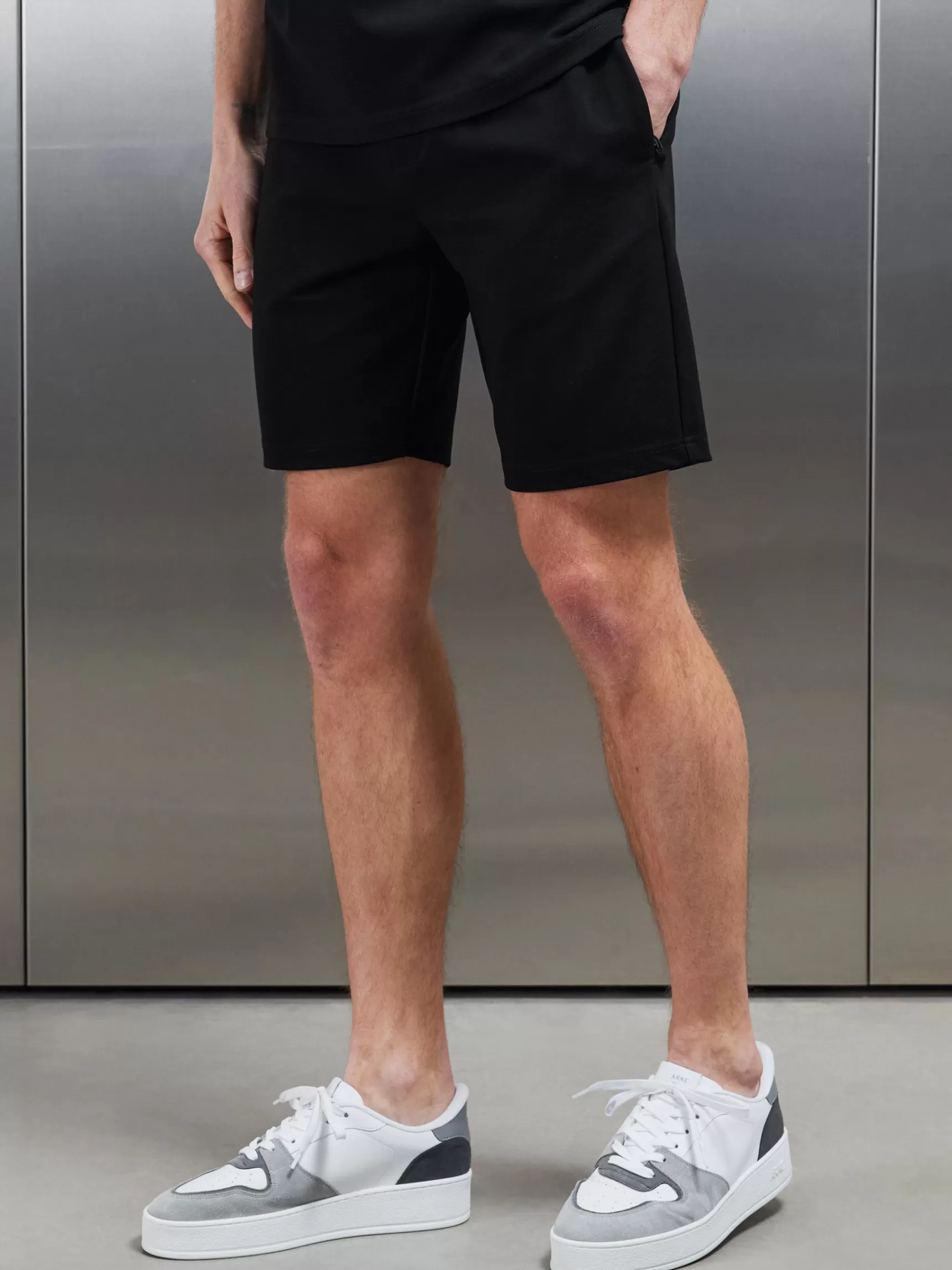 New ARNE Technical Jersey Short - Black