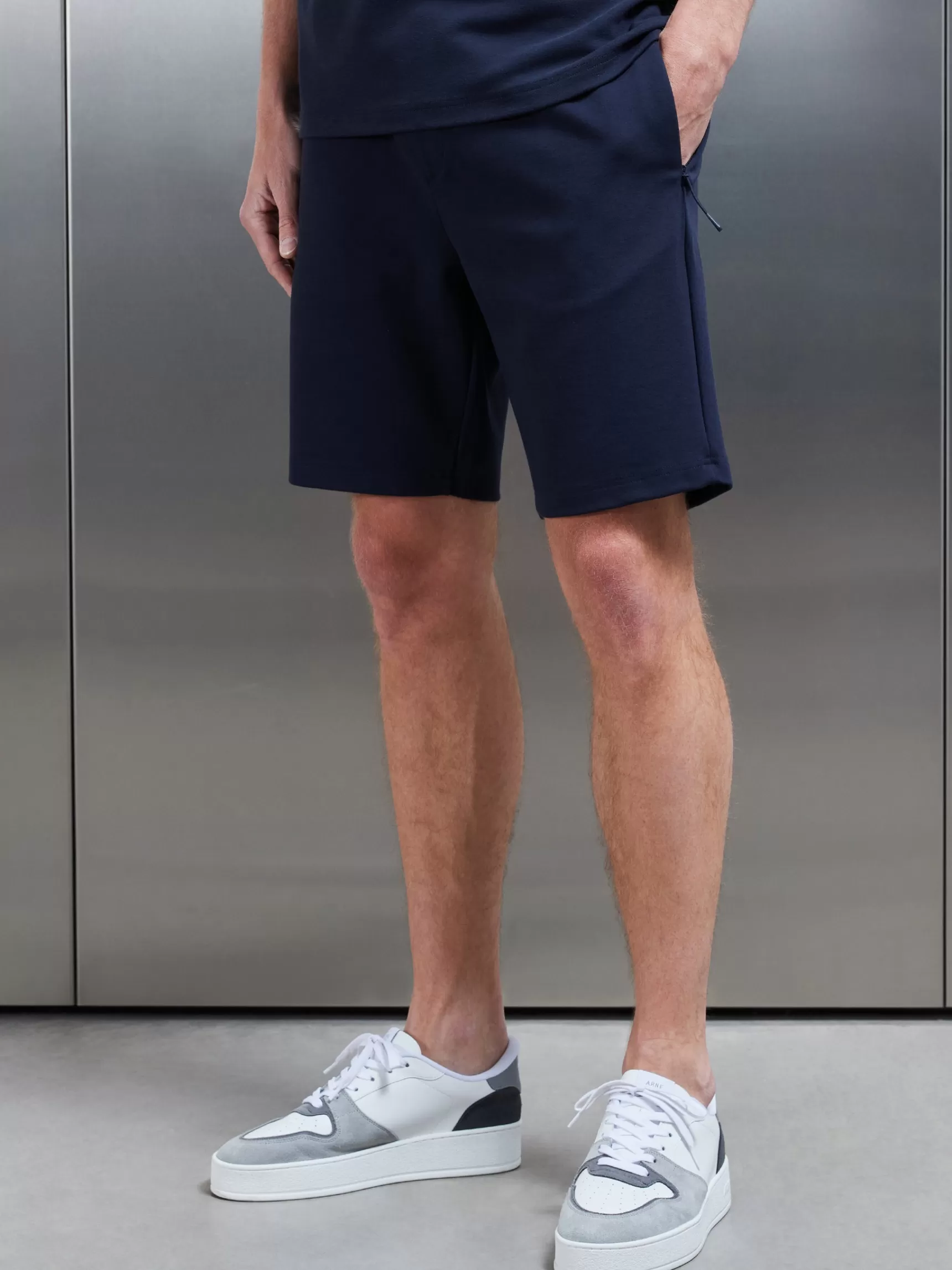 Hot ARNE Technical Jersey Short - Navy