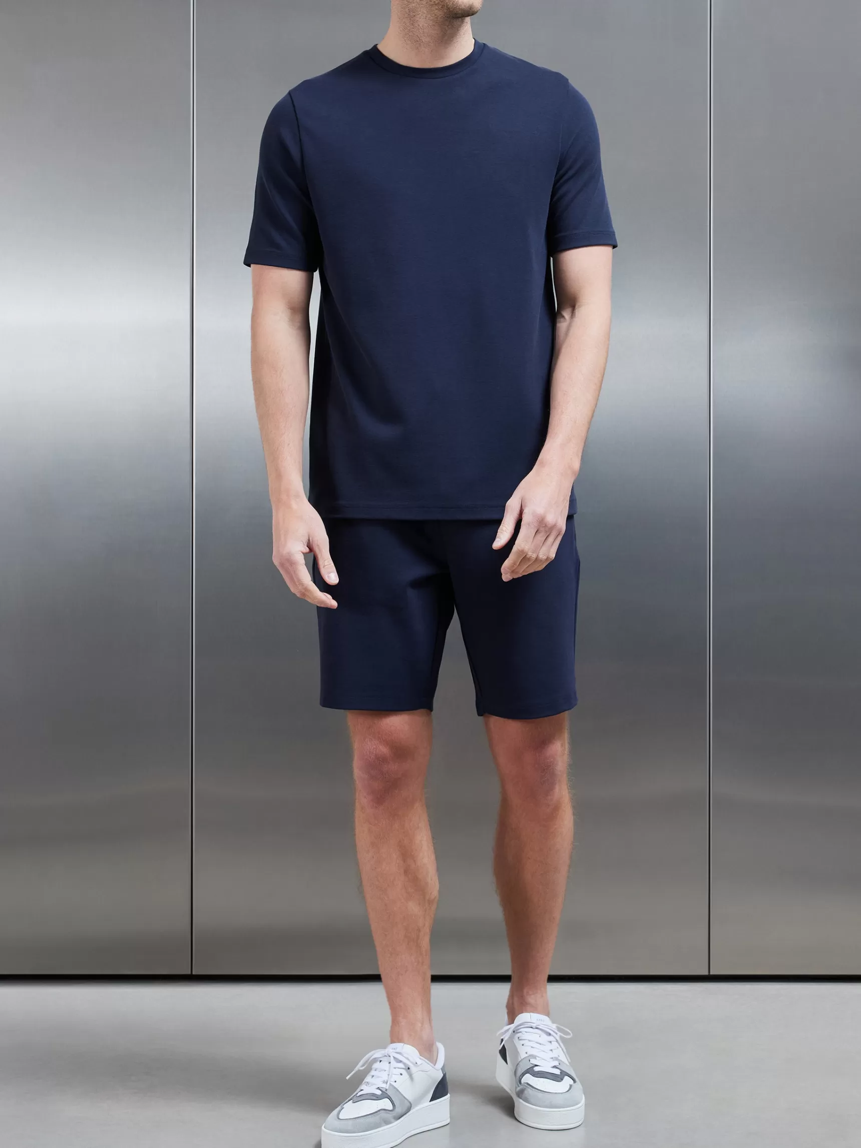 Hot ARNE Technical Jersey Short - Navy