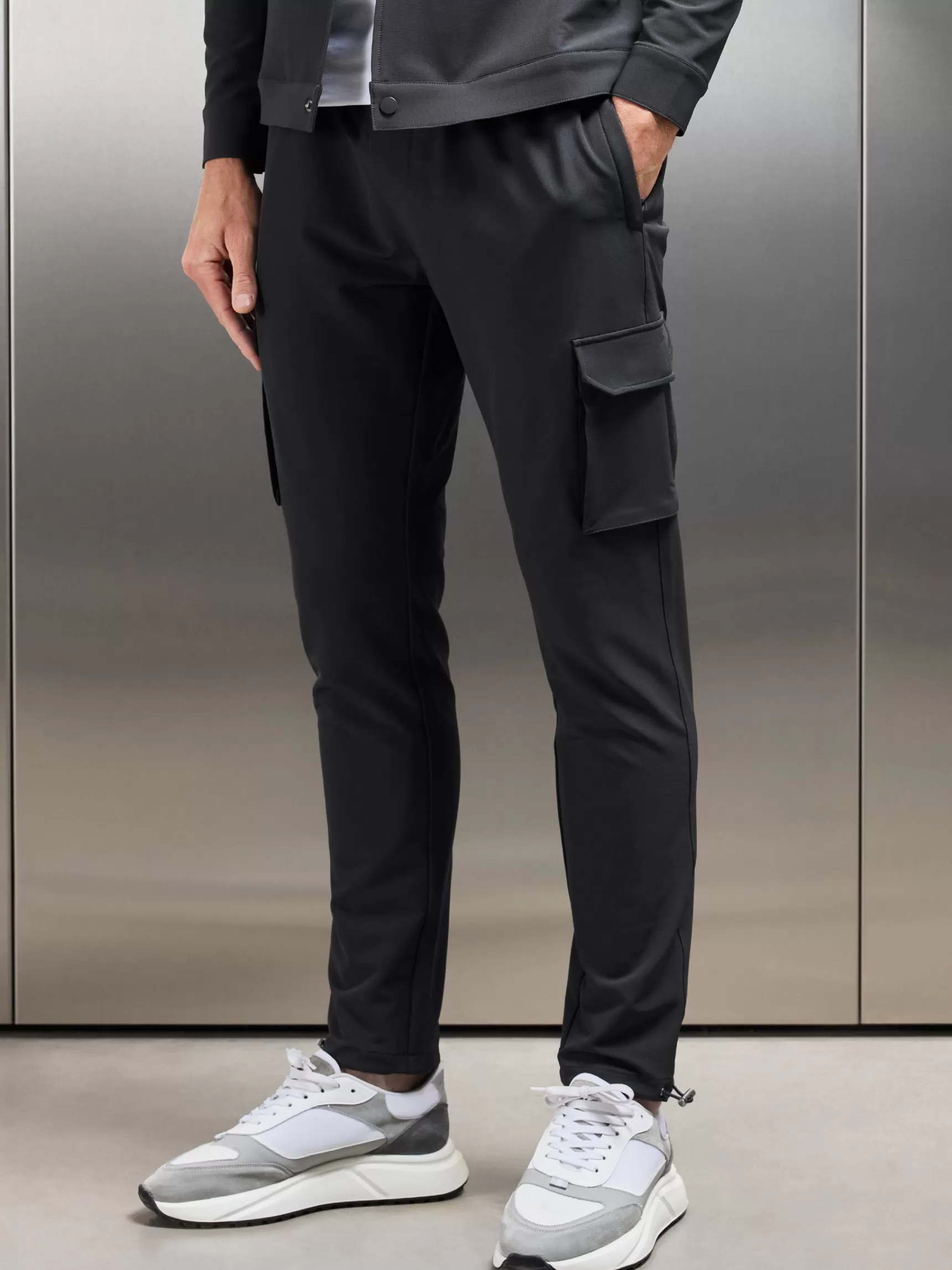 Cheap ARNE Technical Mid Weight Utility Cargo Pant - Grey