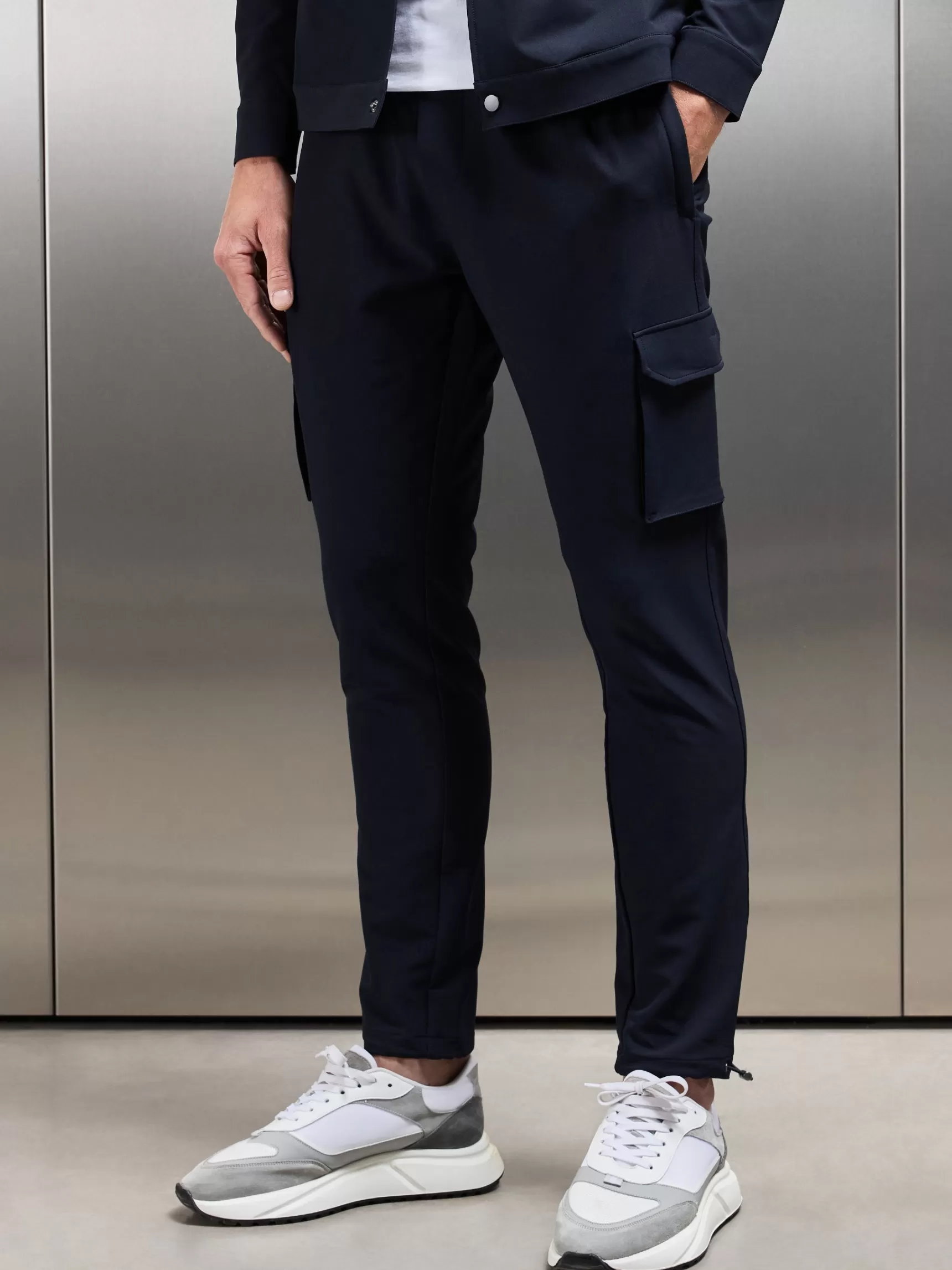 Clearance ARNE Technical Mid Weight Utility Cargo Pant - Navy