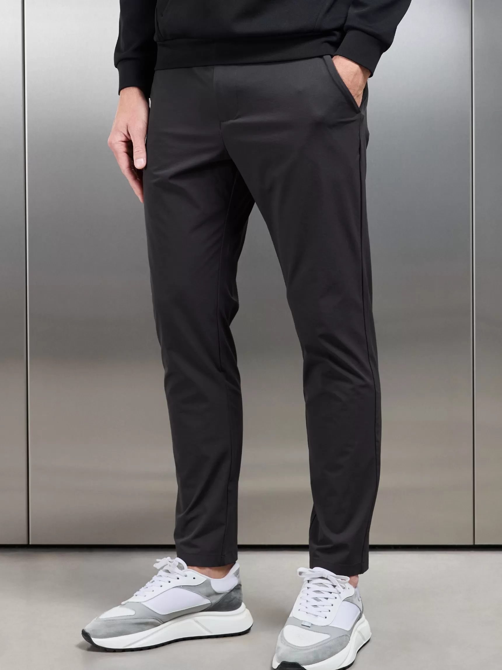 Discount ARNE Technical Tailored Trouser - Grey