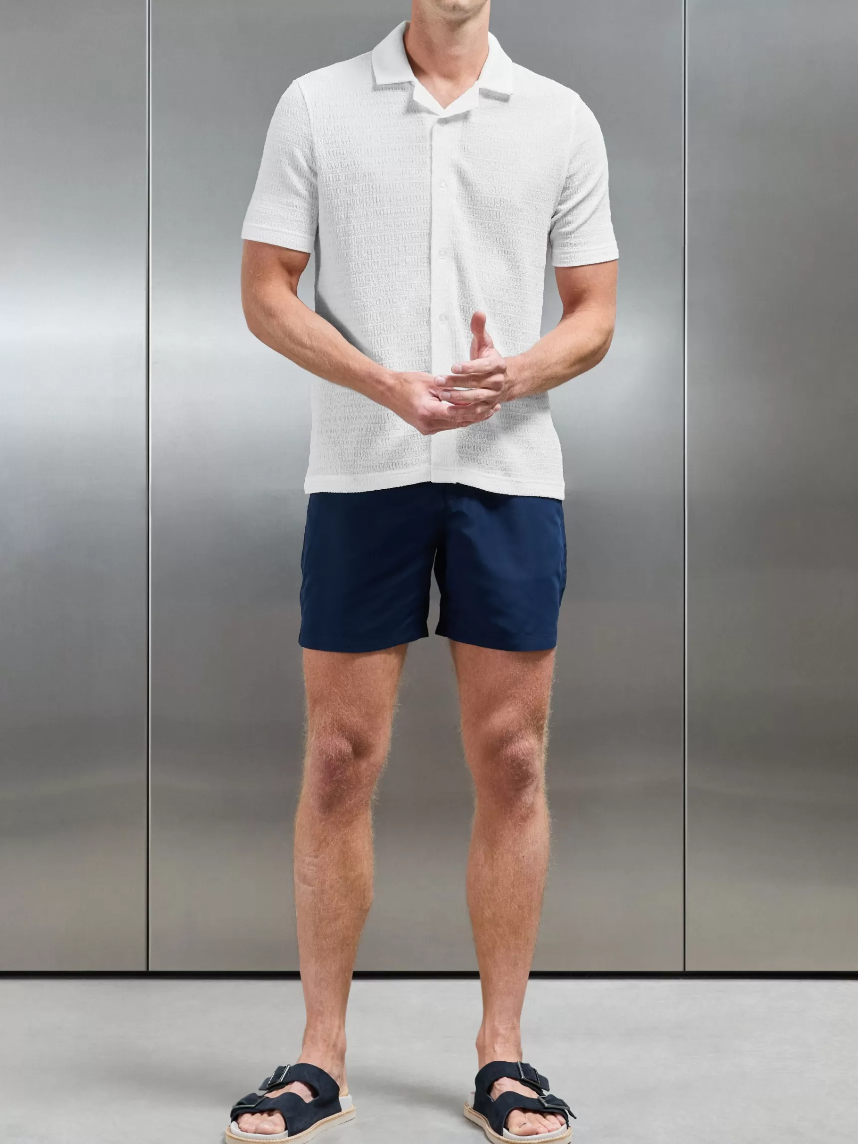 Sale ARNE To The Beach Revere Collar Shirt - White