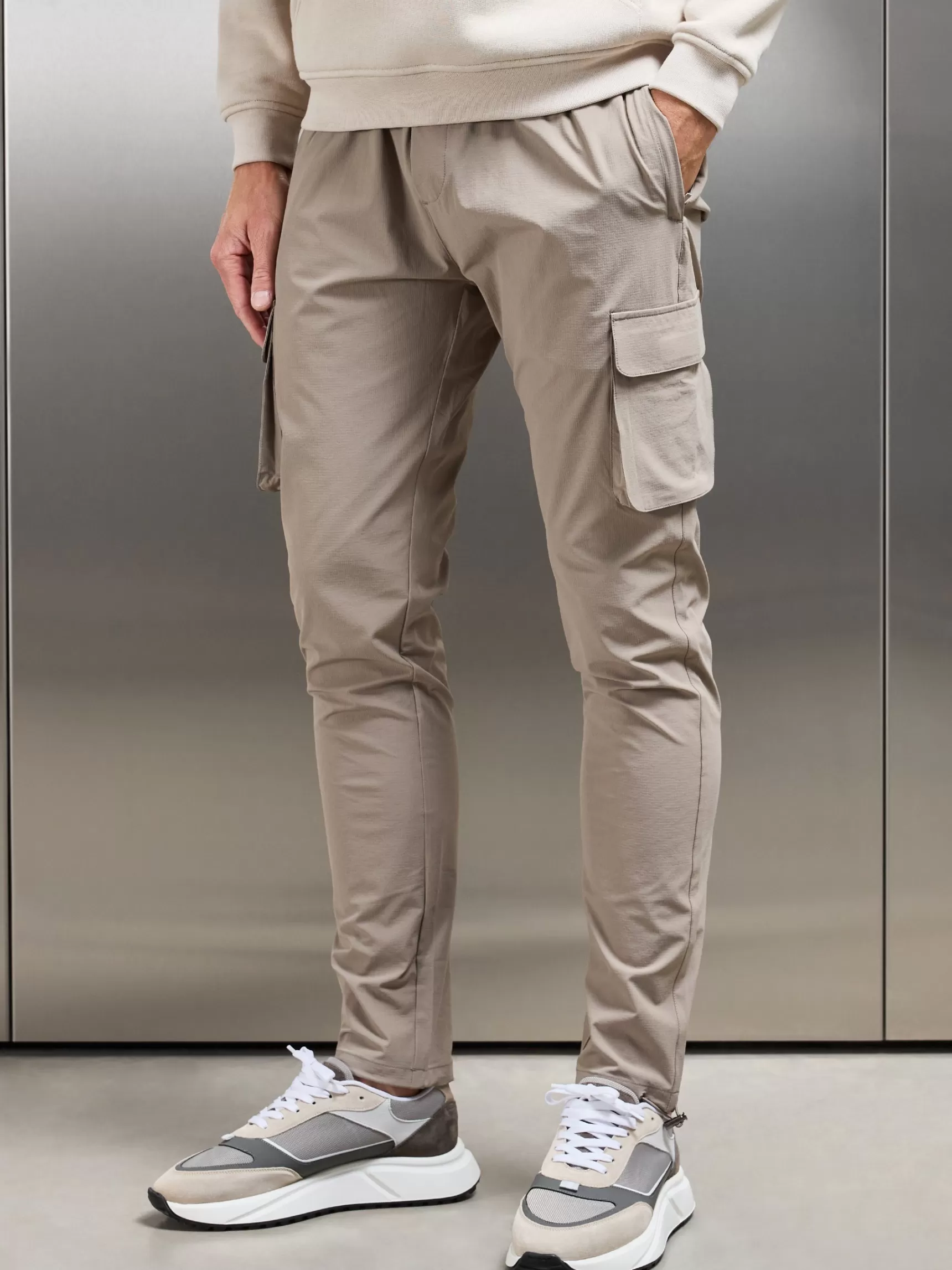 New ARNE Utility Cargo Pant - Taupe