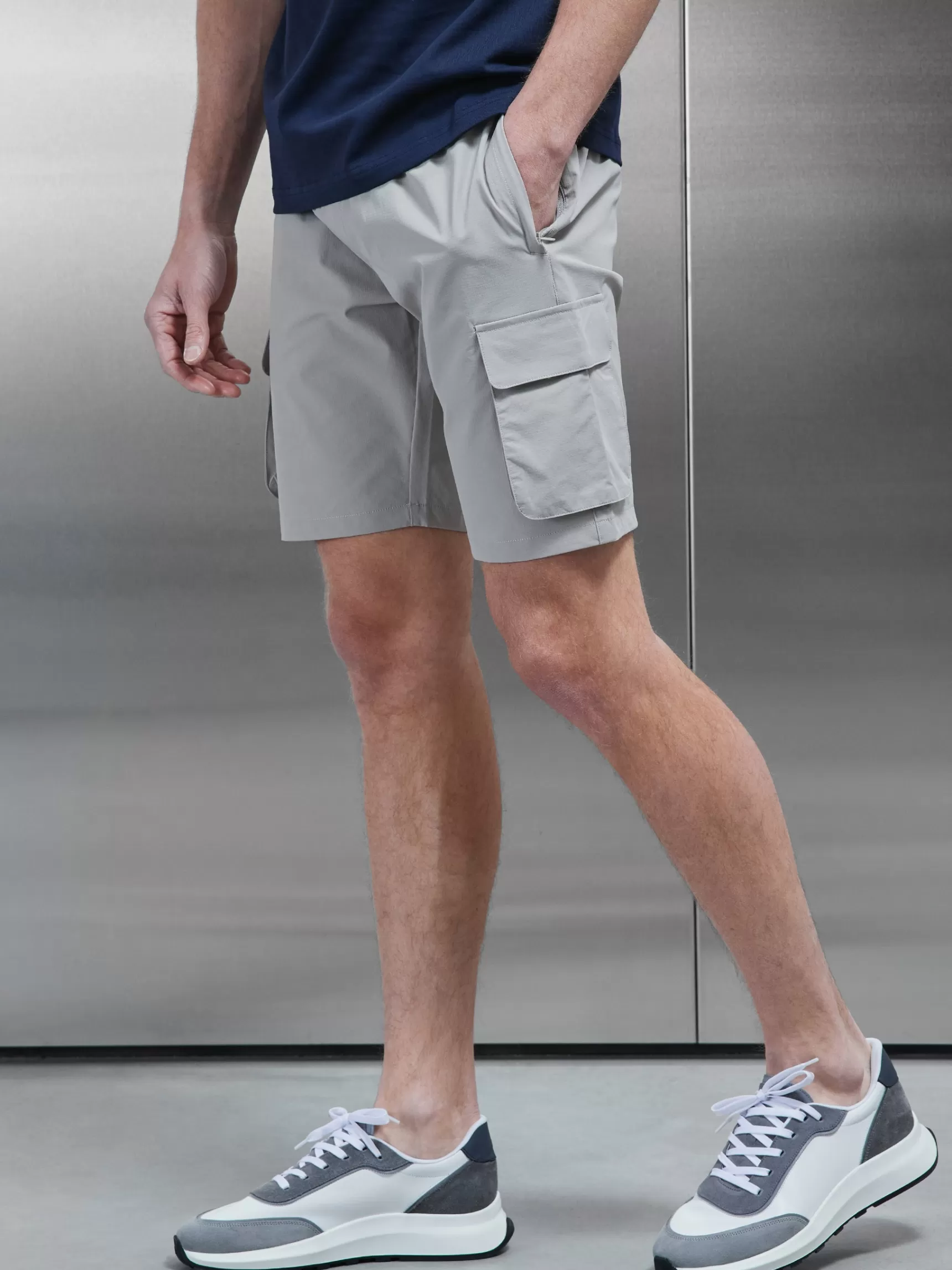 Sale ARNE Utility Cargo Short - Stone