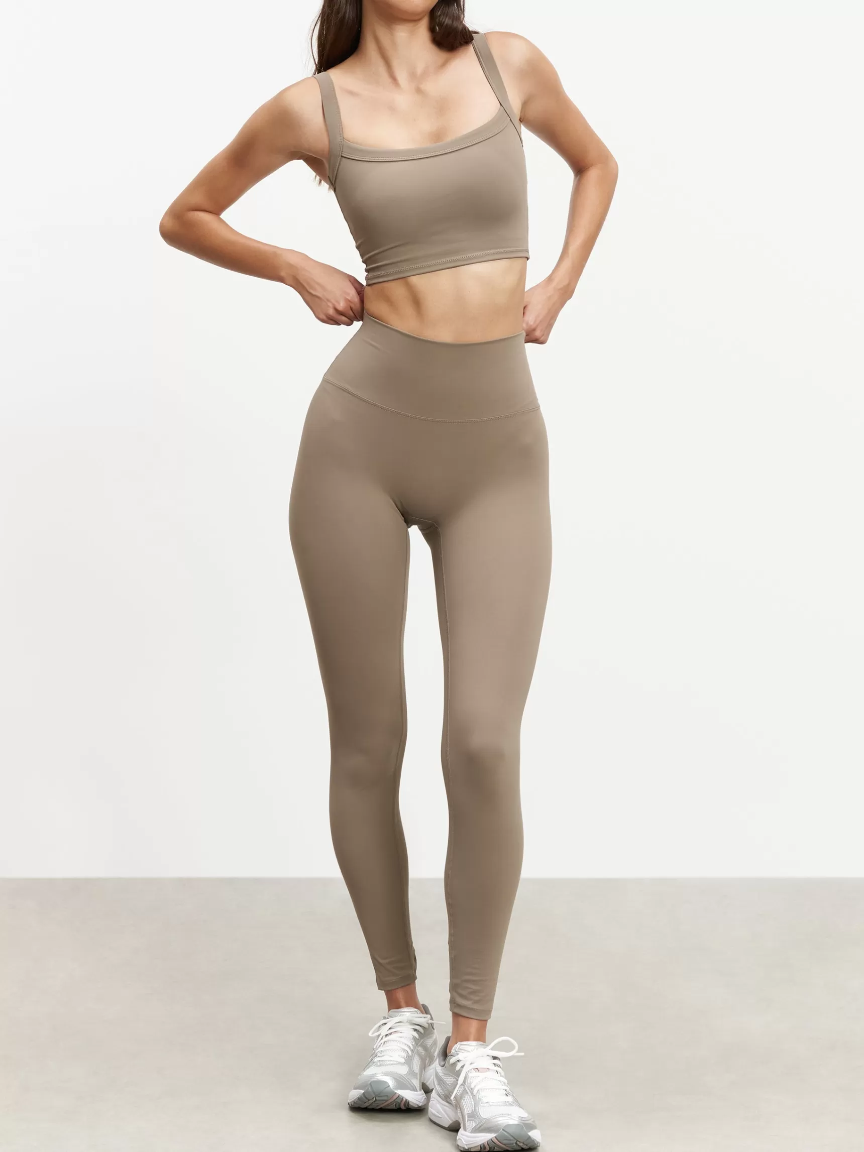 Store ARNE Womens Active Legging - Taupe