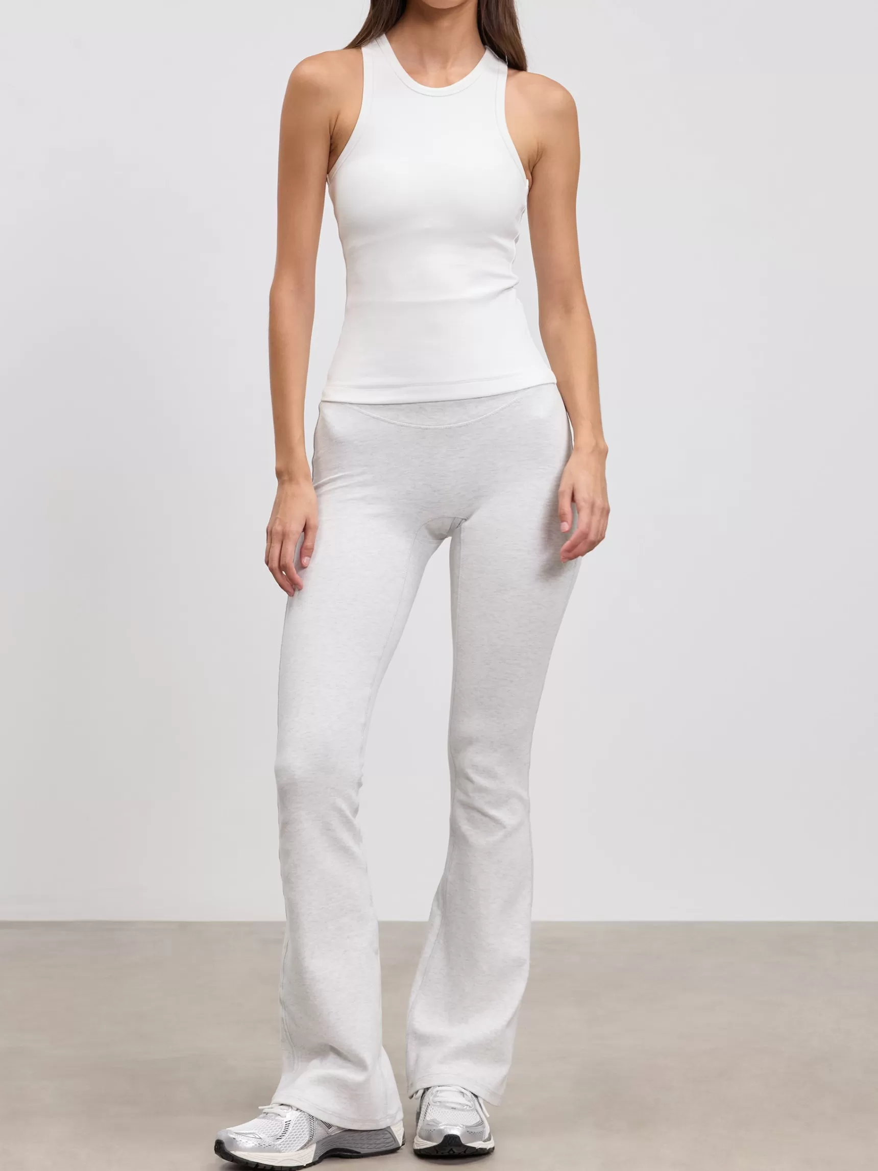 Outlet ARNE Womens Brushed Cotton Jersey Racer Vest - White