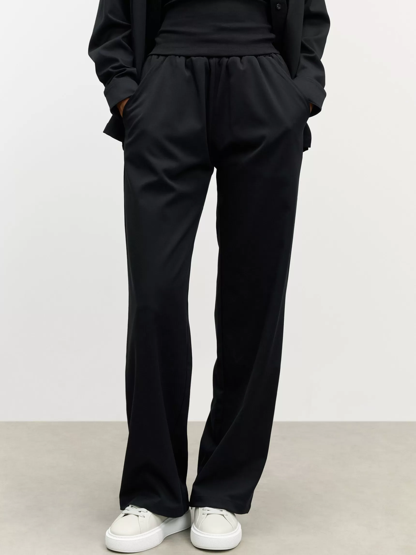Fashion ARNE Womens Pull On Trouser - Black