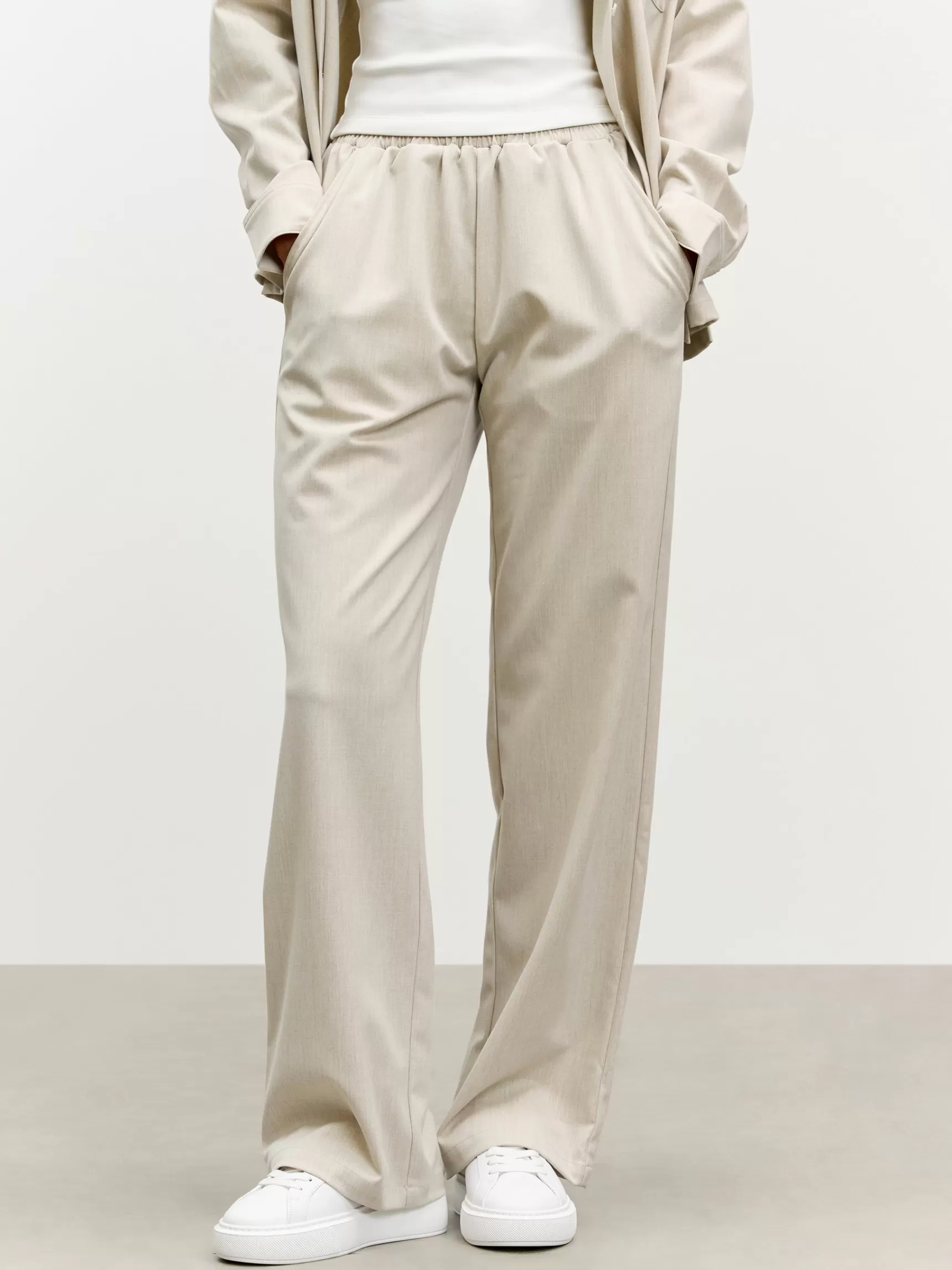 Cheap ARNE Womens Pull On Trouser - Stone