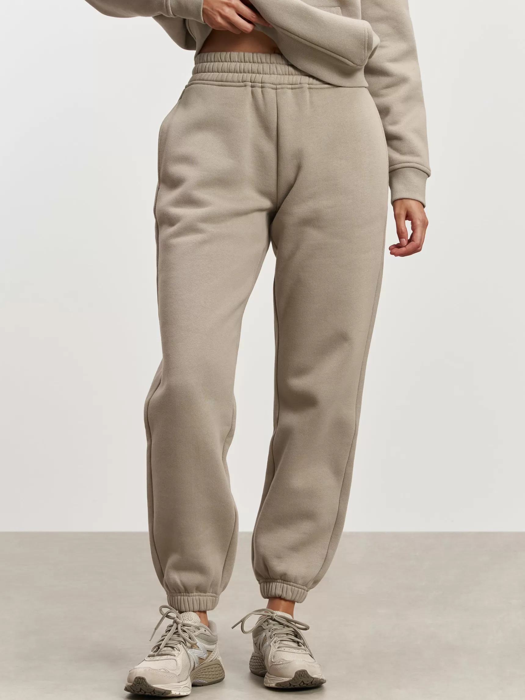 Shop ARNE Womens Relaxed Cuffed Jogger - Stone
