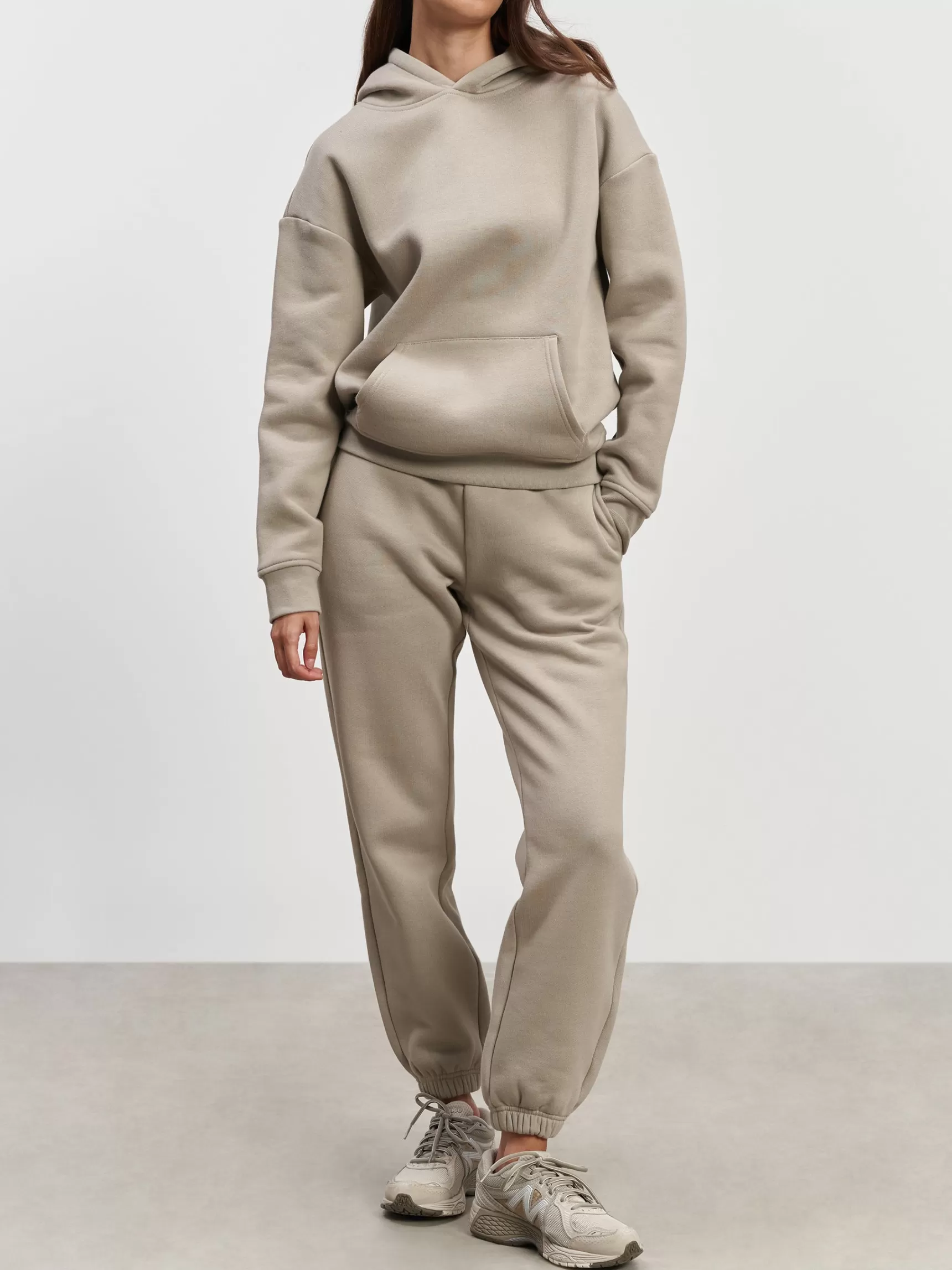 Store ARNE Womens Relaxed Hoodie - Stone