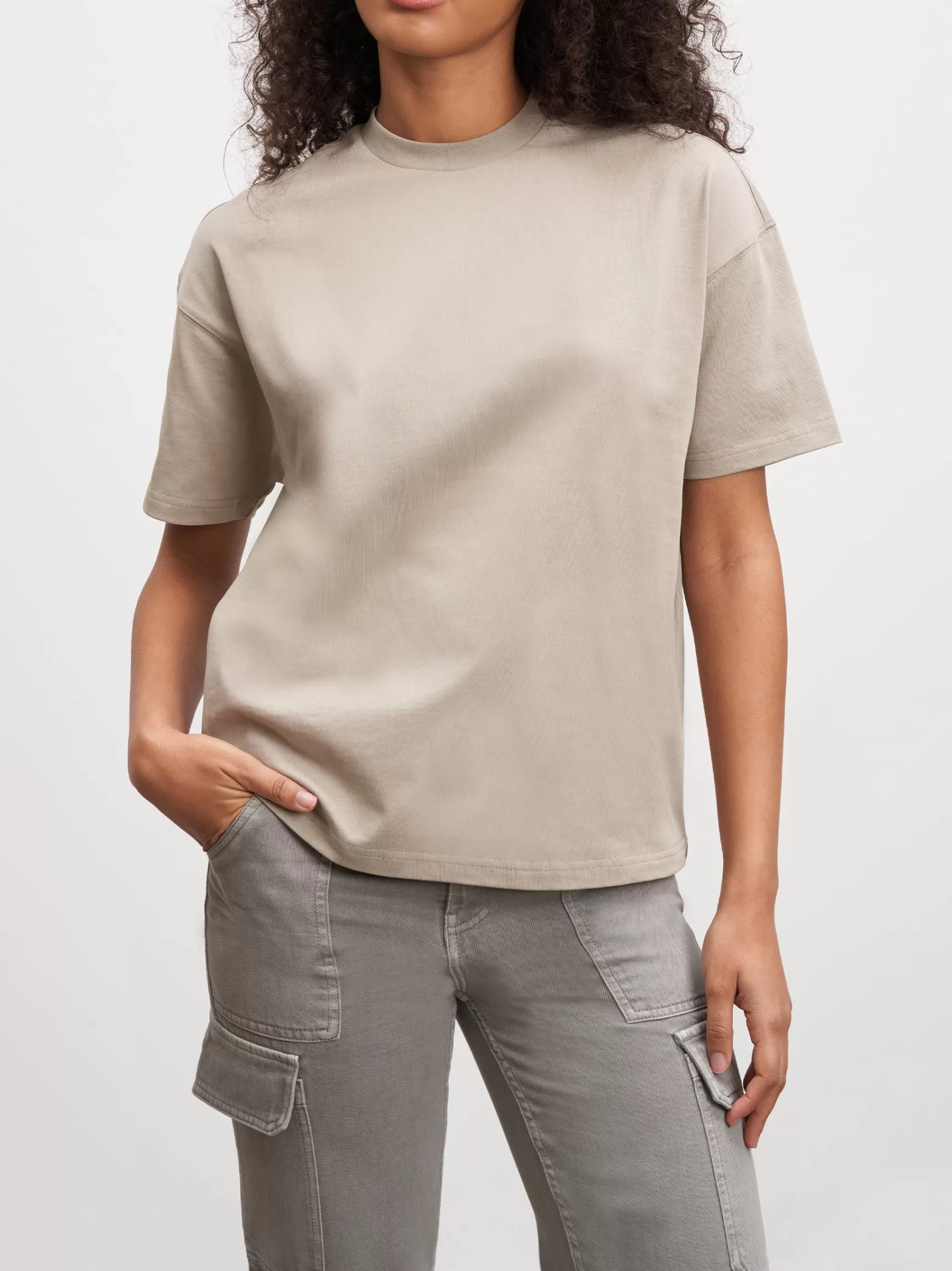 Outlet ARNE Womens Relaxed T-Shirt - Stone