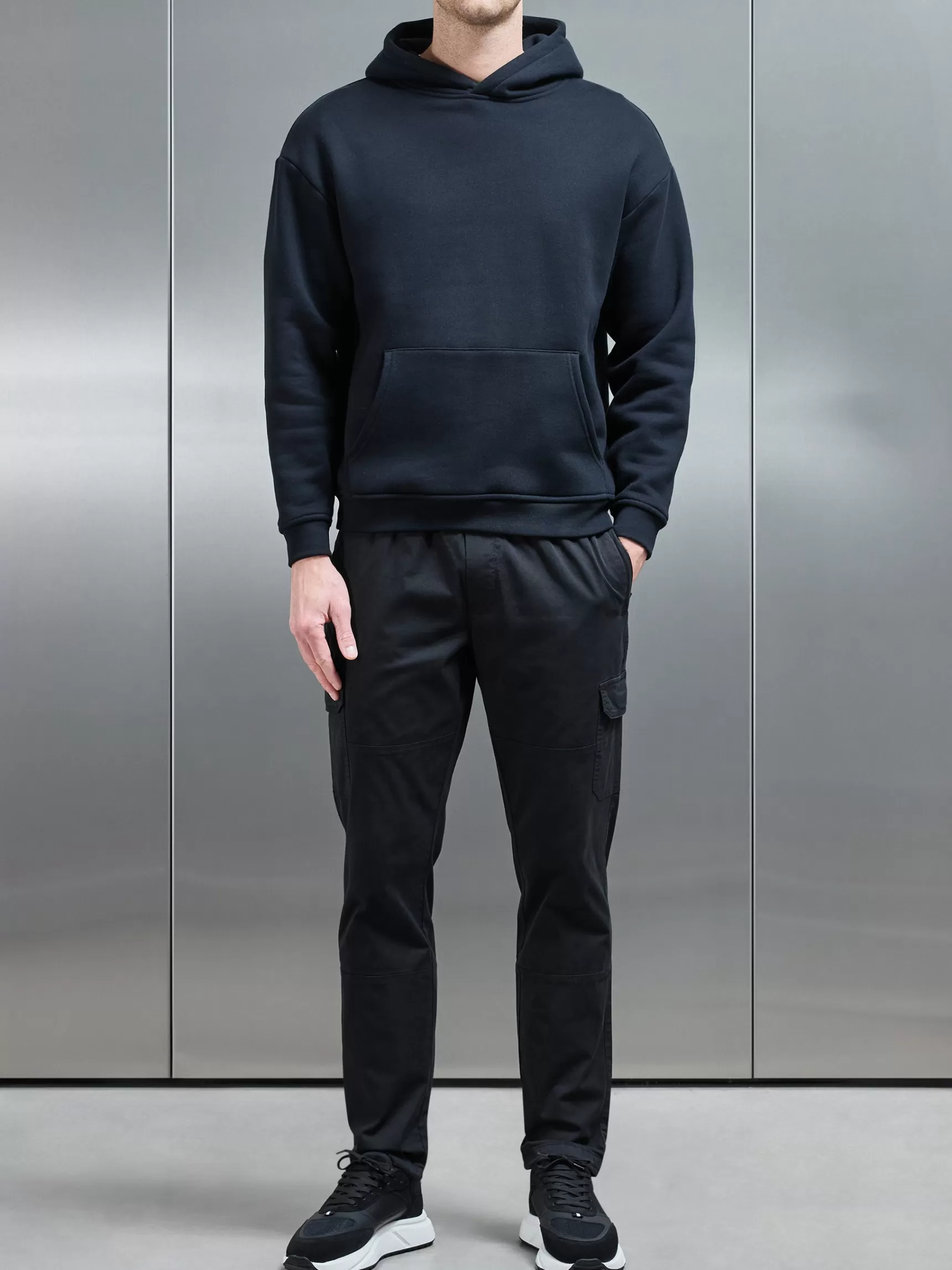 Cheap ARNE Worker Cargo Pant - Black