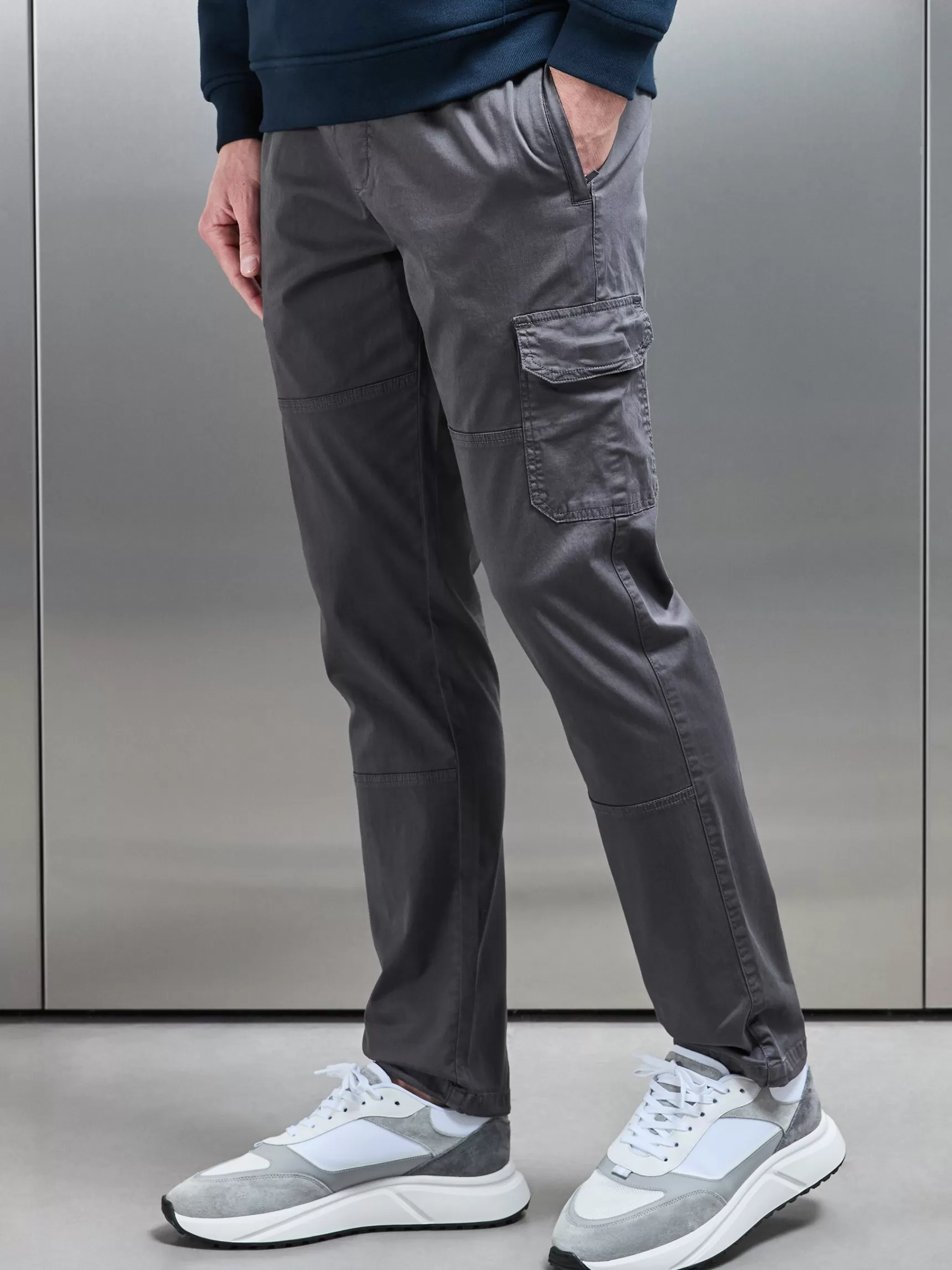 Clearance ARNE Worker Cargo Pant - Grey